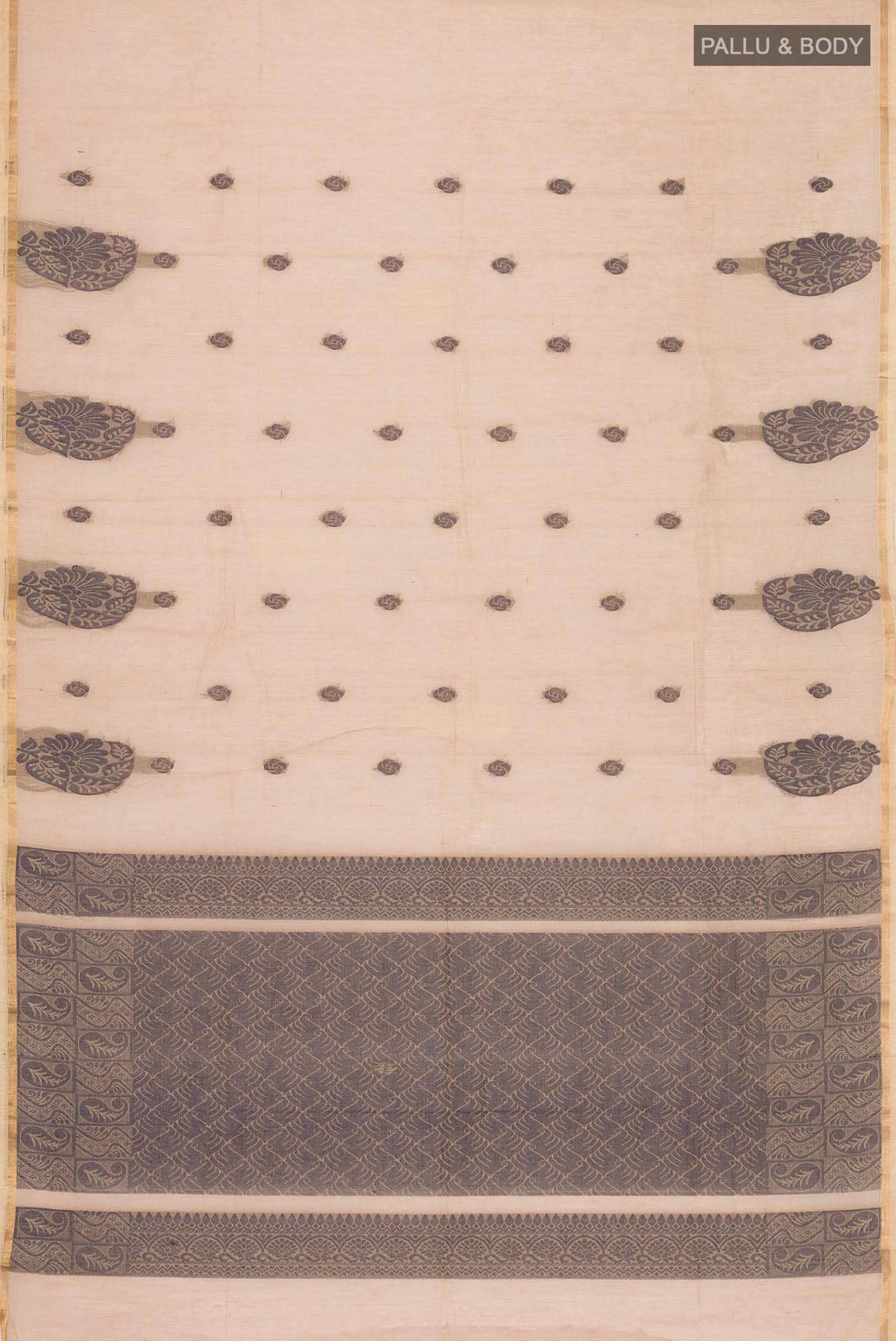 Beige Kanchi Cotton Saree