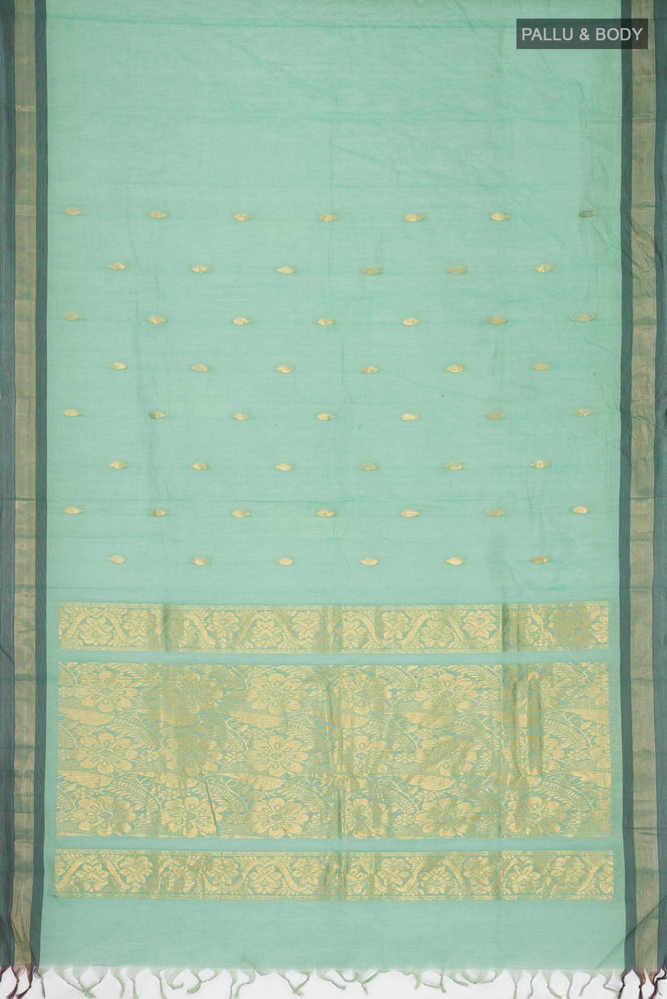 Green Kanchi Cotton Saree