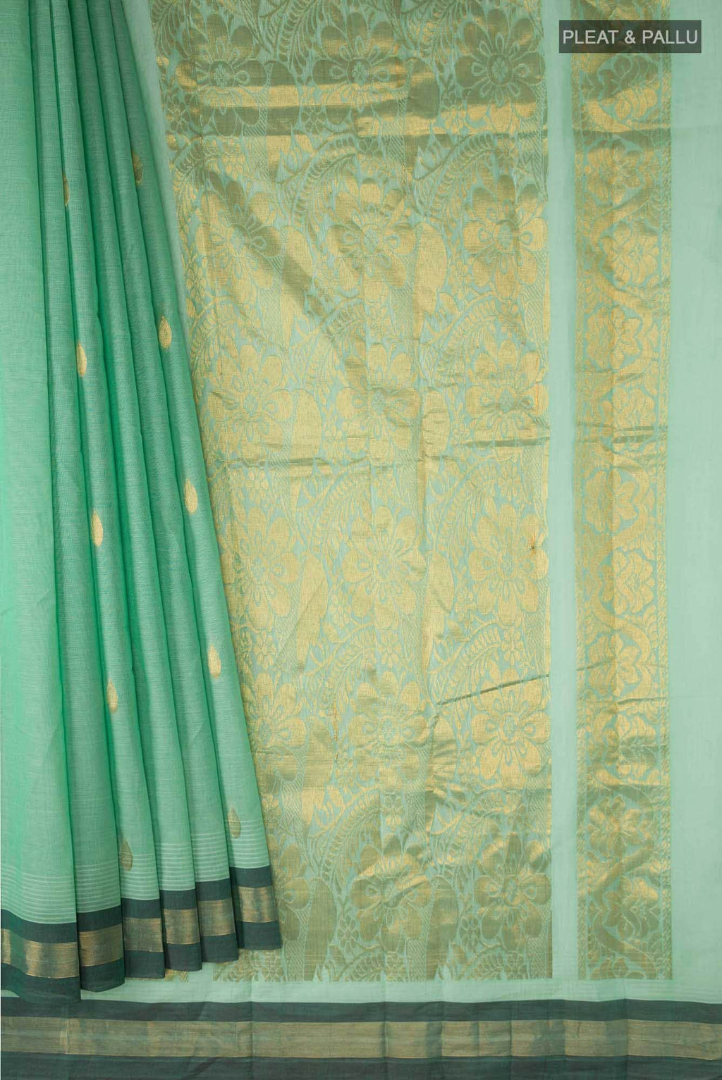 Green Kanchi Cotton Saree