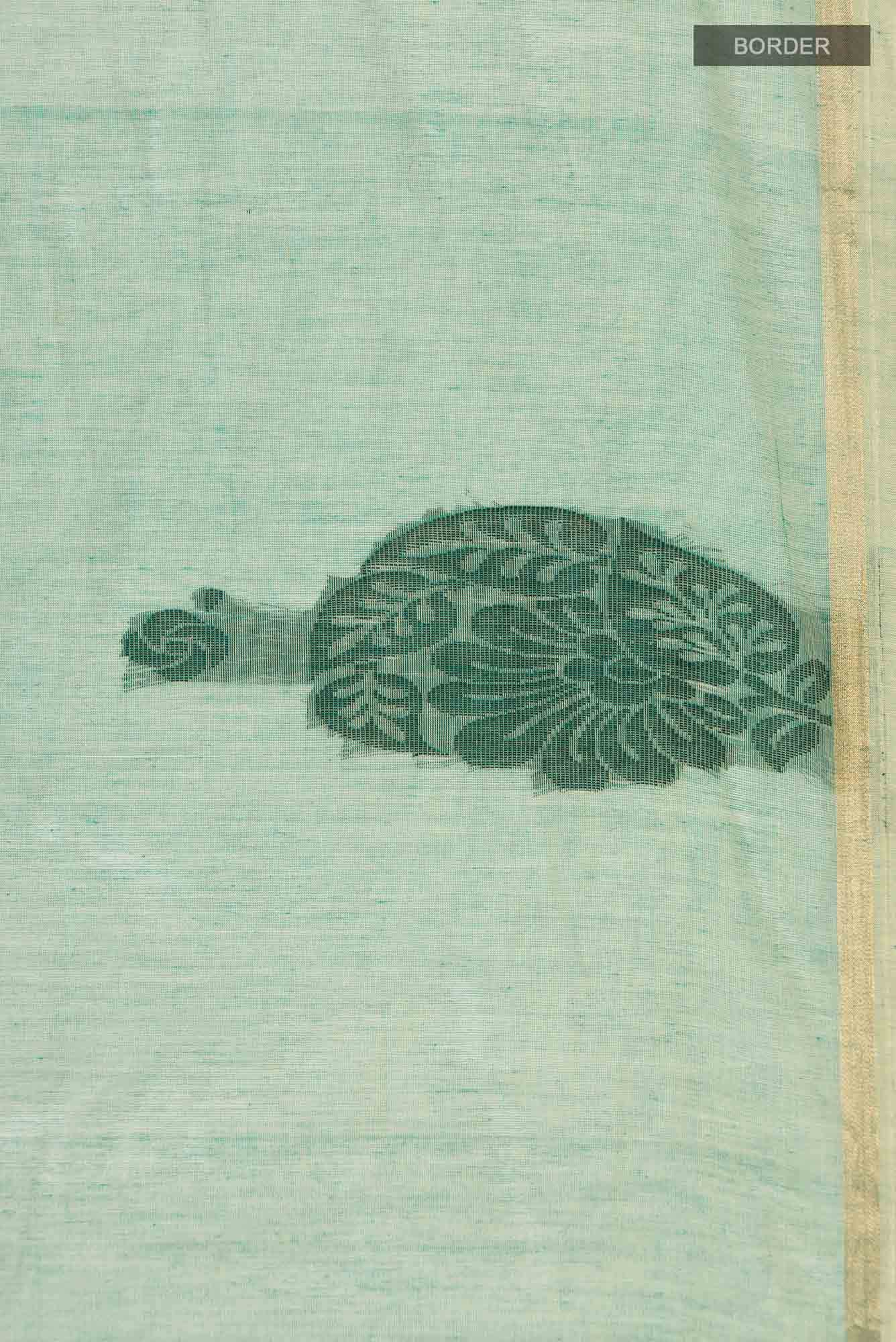 Green Kanchi Cotton Saree