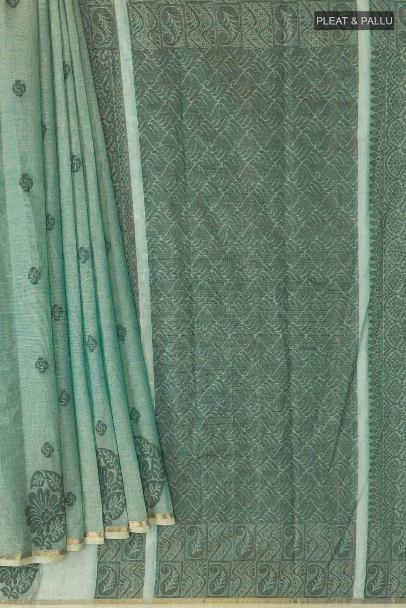 Green Kanchi Cotton Saree