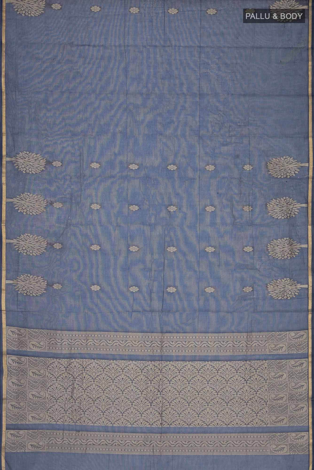 Navy Blue Kanchi Cotton Saree