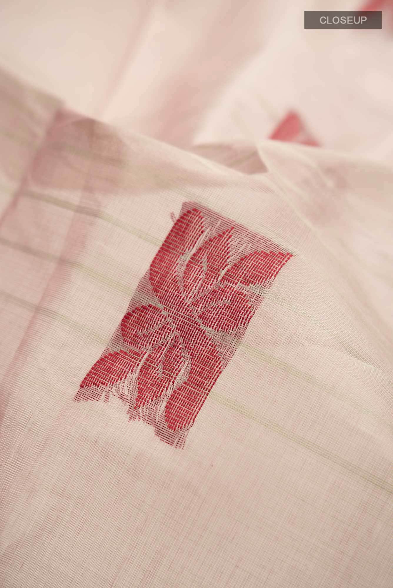 Beige Kanchi Cotton Saree