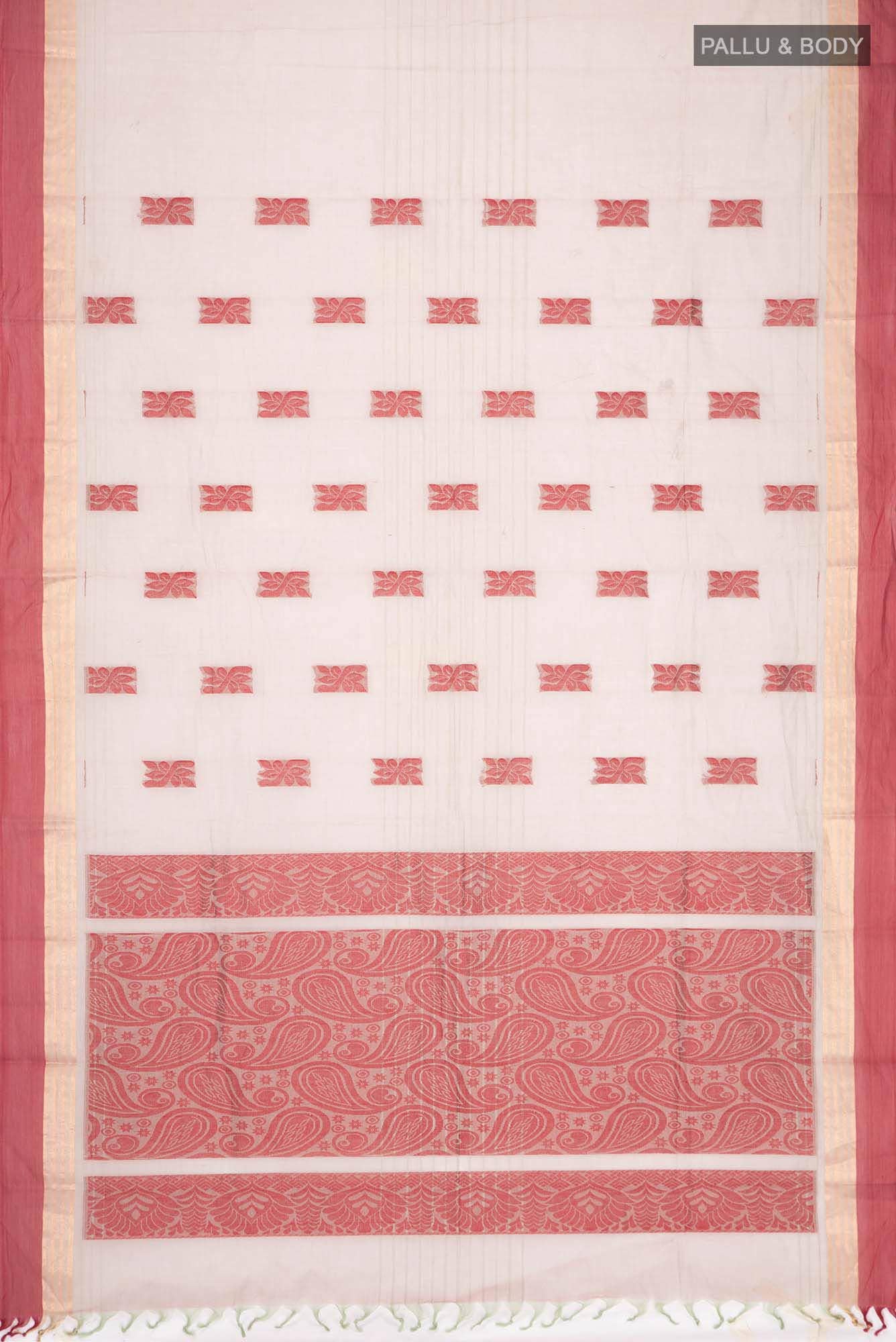 Beige Kanchi Cotton Saree