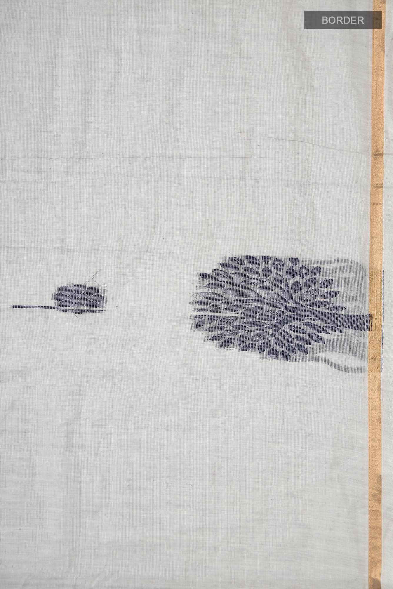 Grey Kanchi Cotton Saree