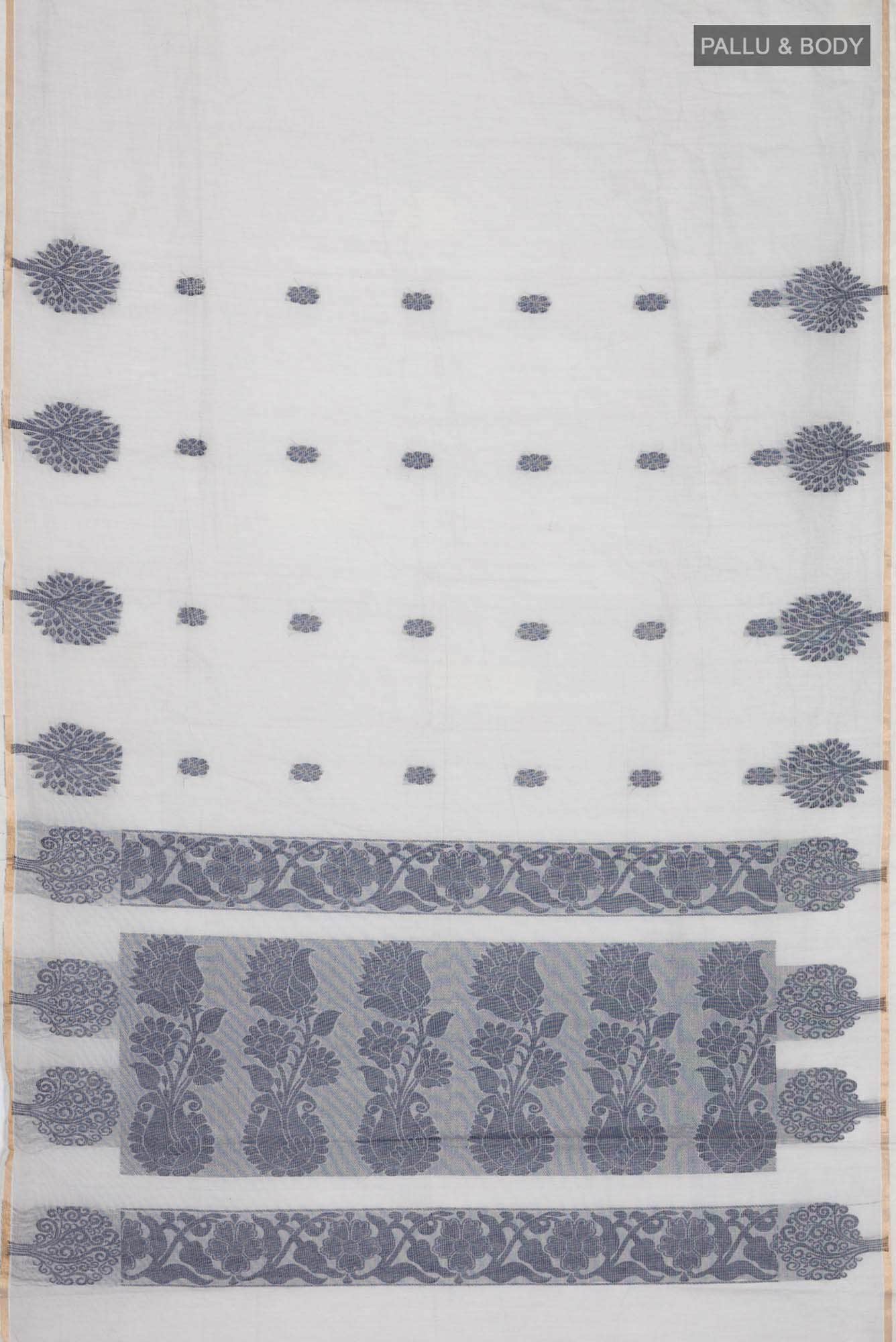 Grey Kanchi Cotton Saree