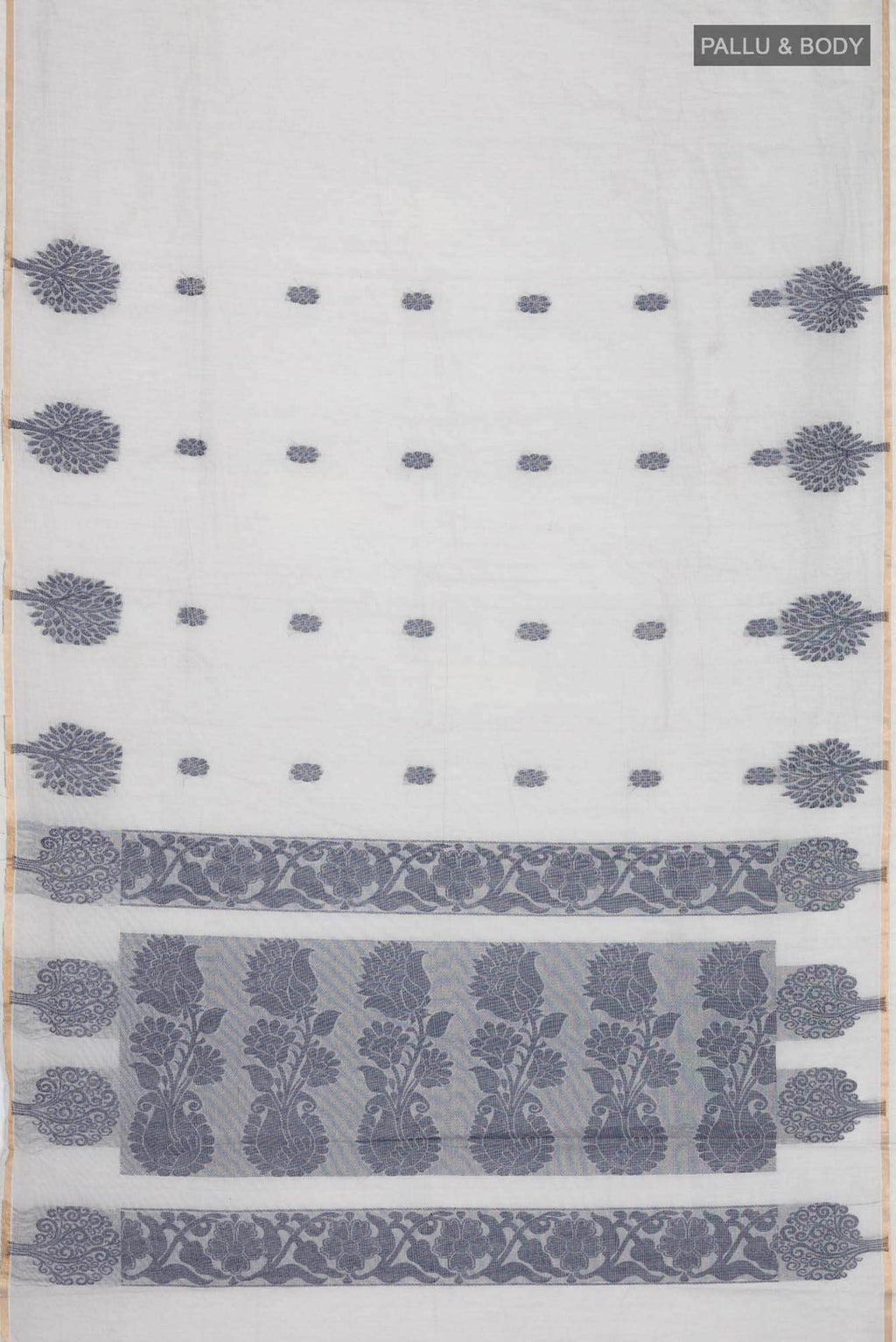 Grey Kanchi Cotton Saree