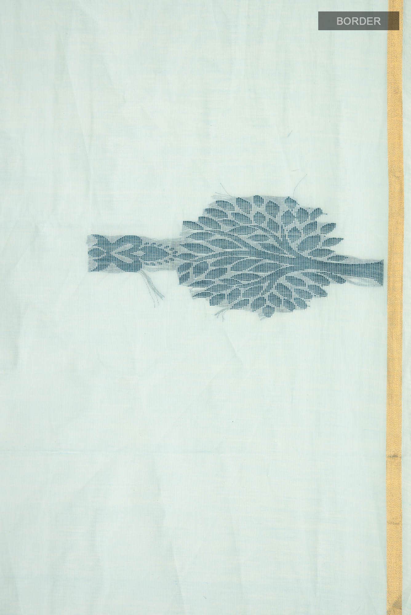 Blue Kanchi Cotton Saree