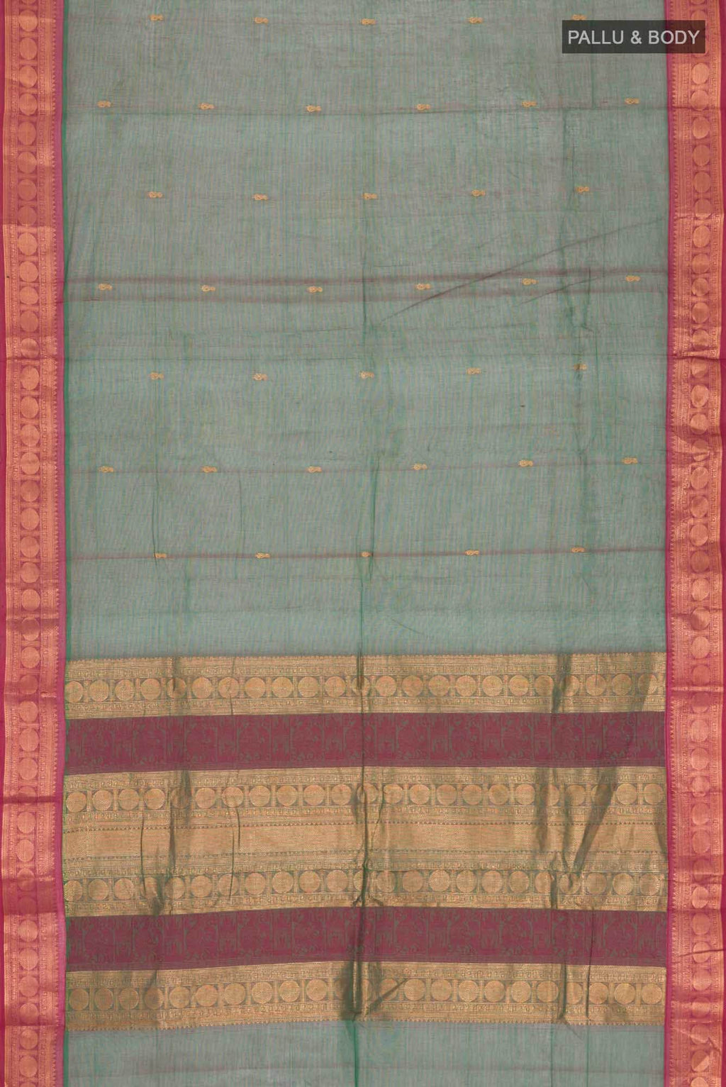 Green Kanchi Cotton Saree