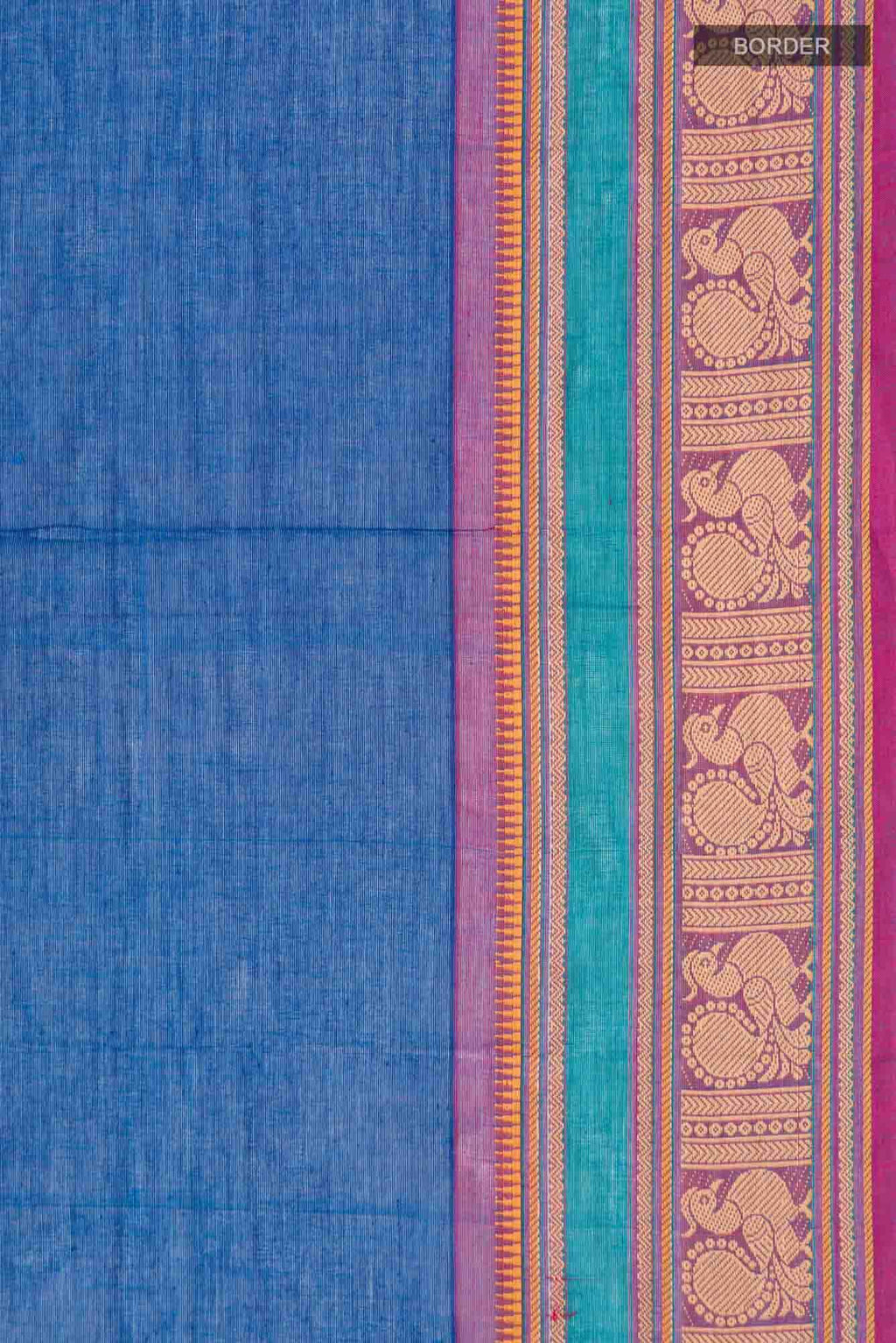 Blue Kanchi Cotton Saree