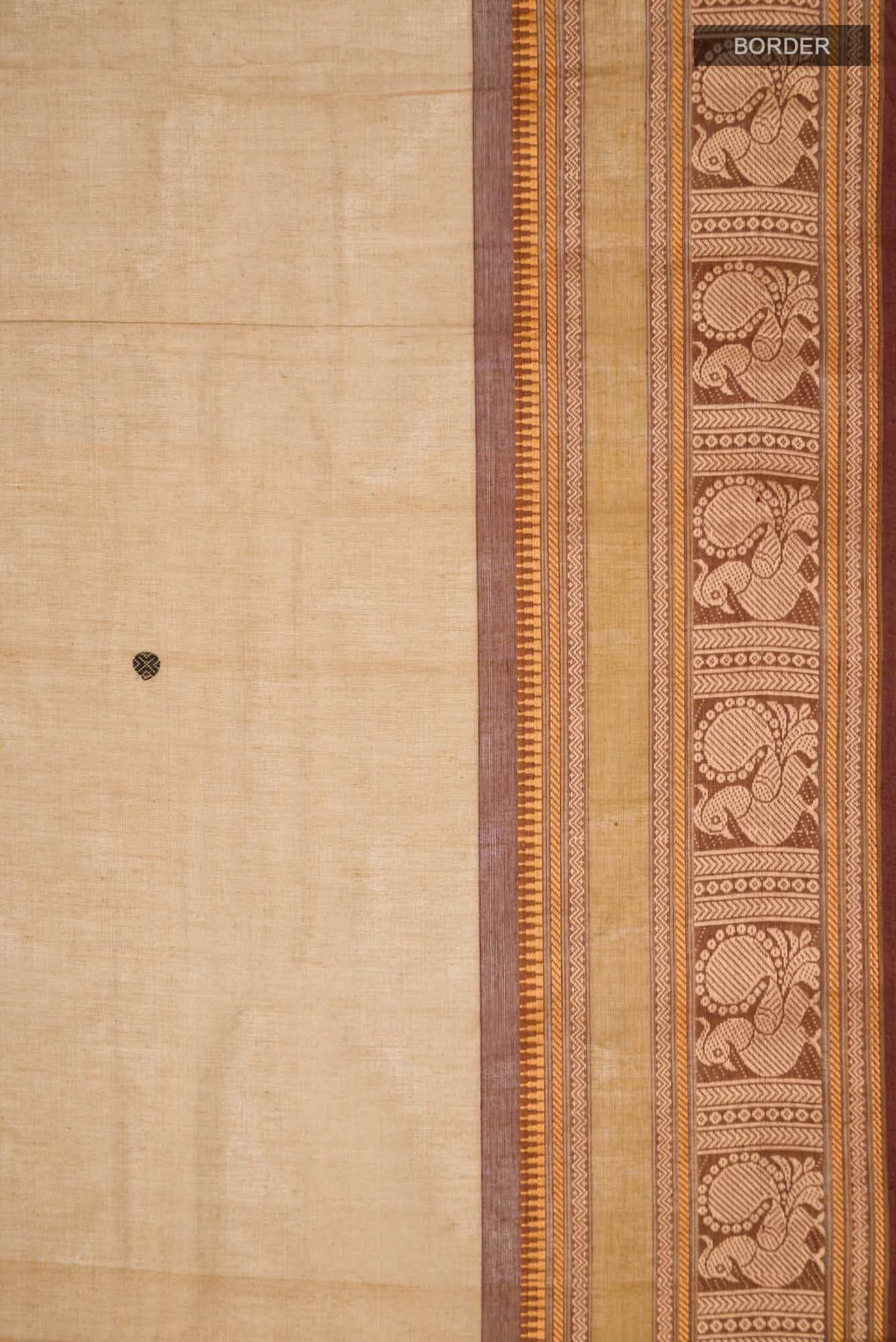 Brown Kanchi Cotton Saree
