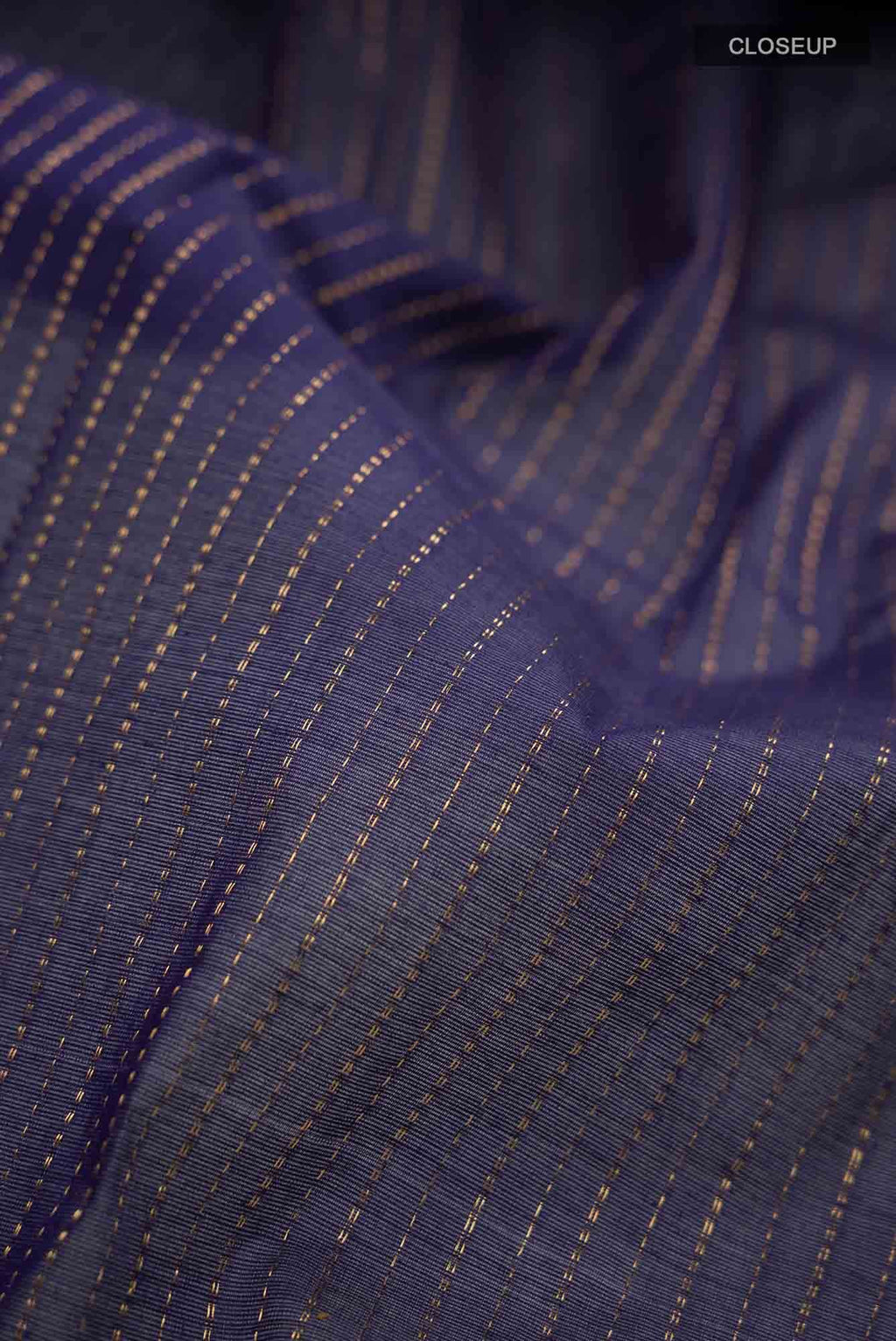 Navy Blue Kanchi Cotton Saree