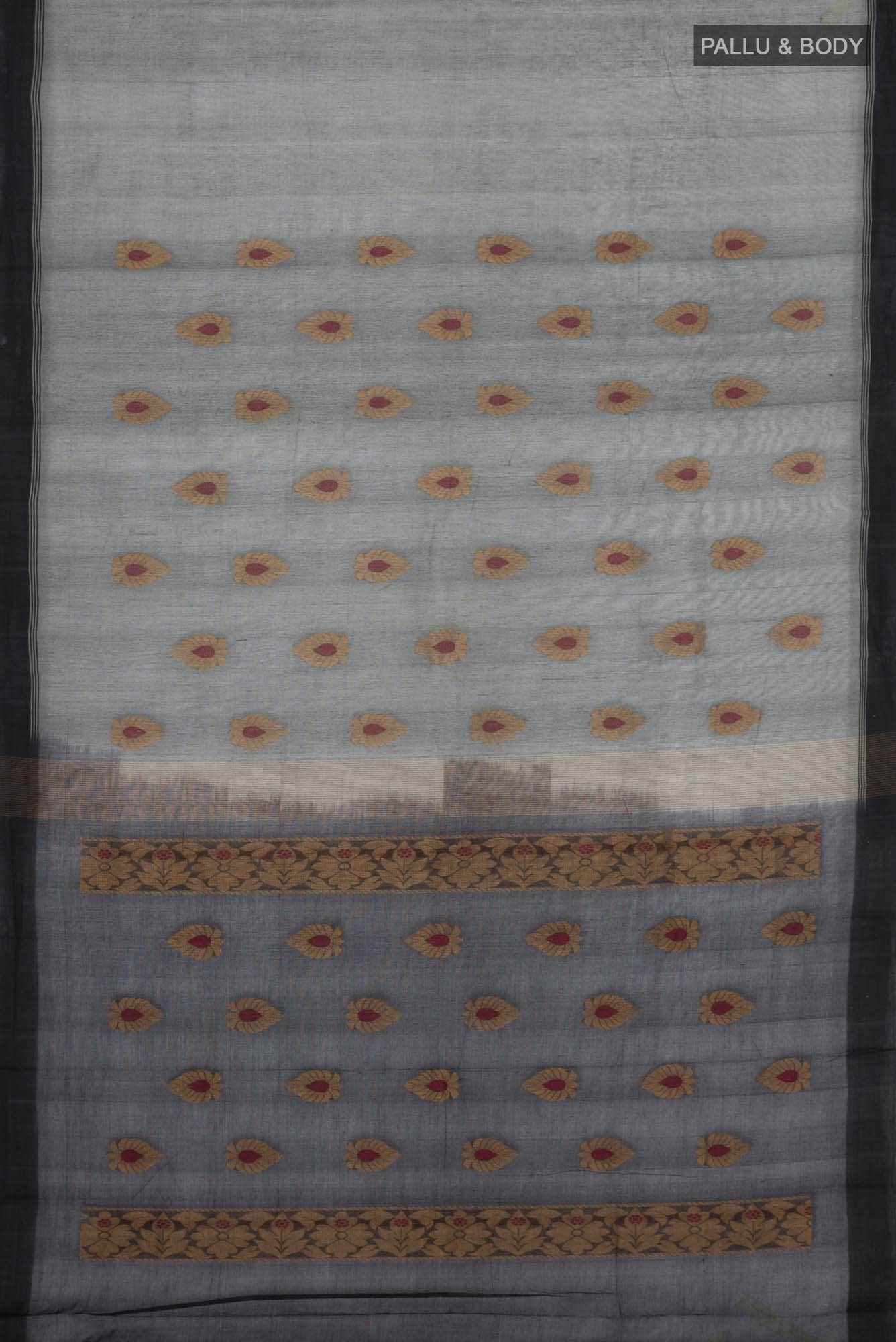 Grey Kanchi Cotton Saree