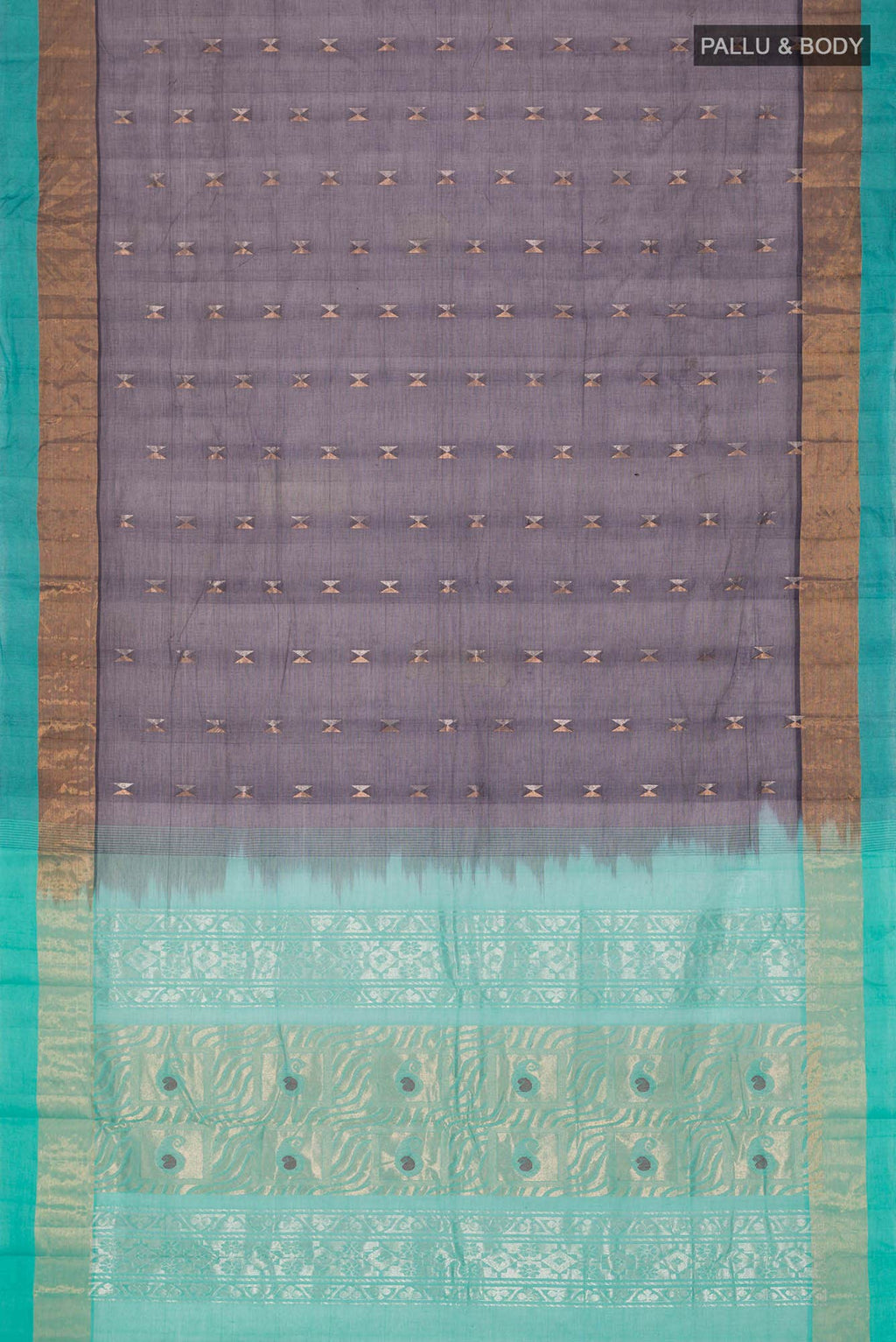 Navy Blue Kanchi Cotton Saree