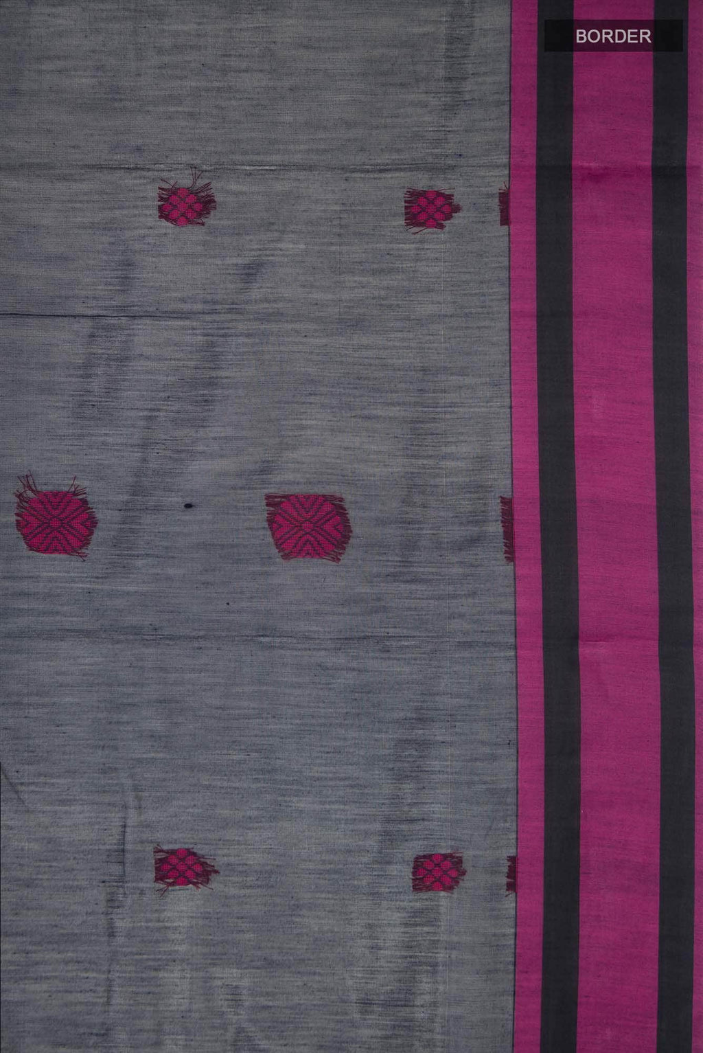 Navy Blue Blended Silk Cotton Saree