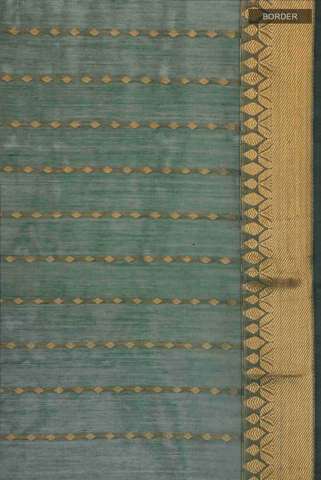 Green Blended Silk Cotton Saree