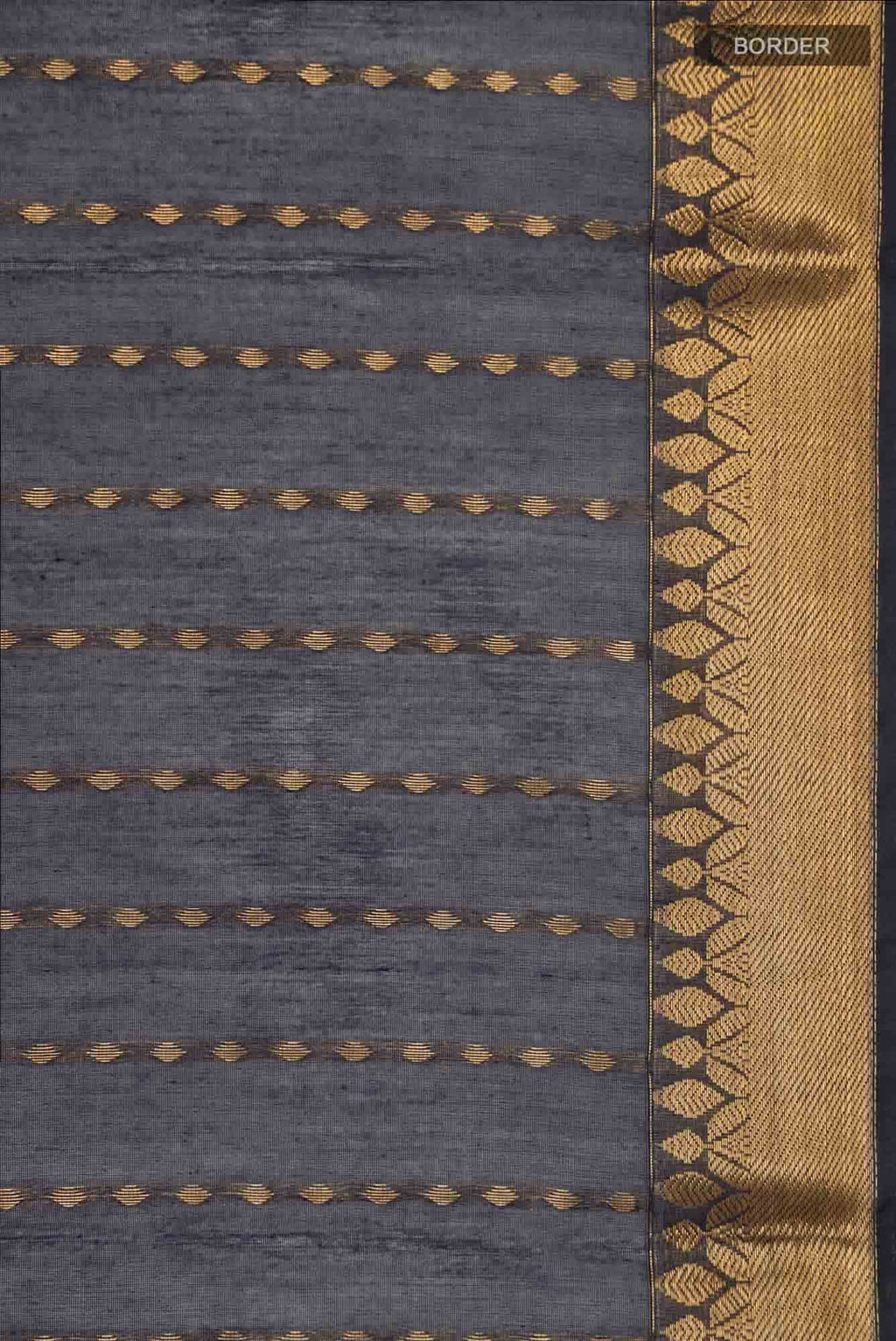 Navy Blue Blended Silk Cotton Saree