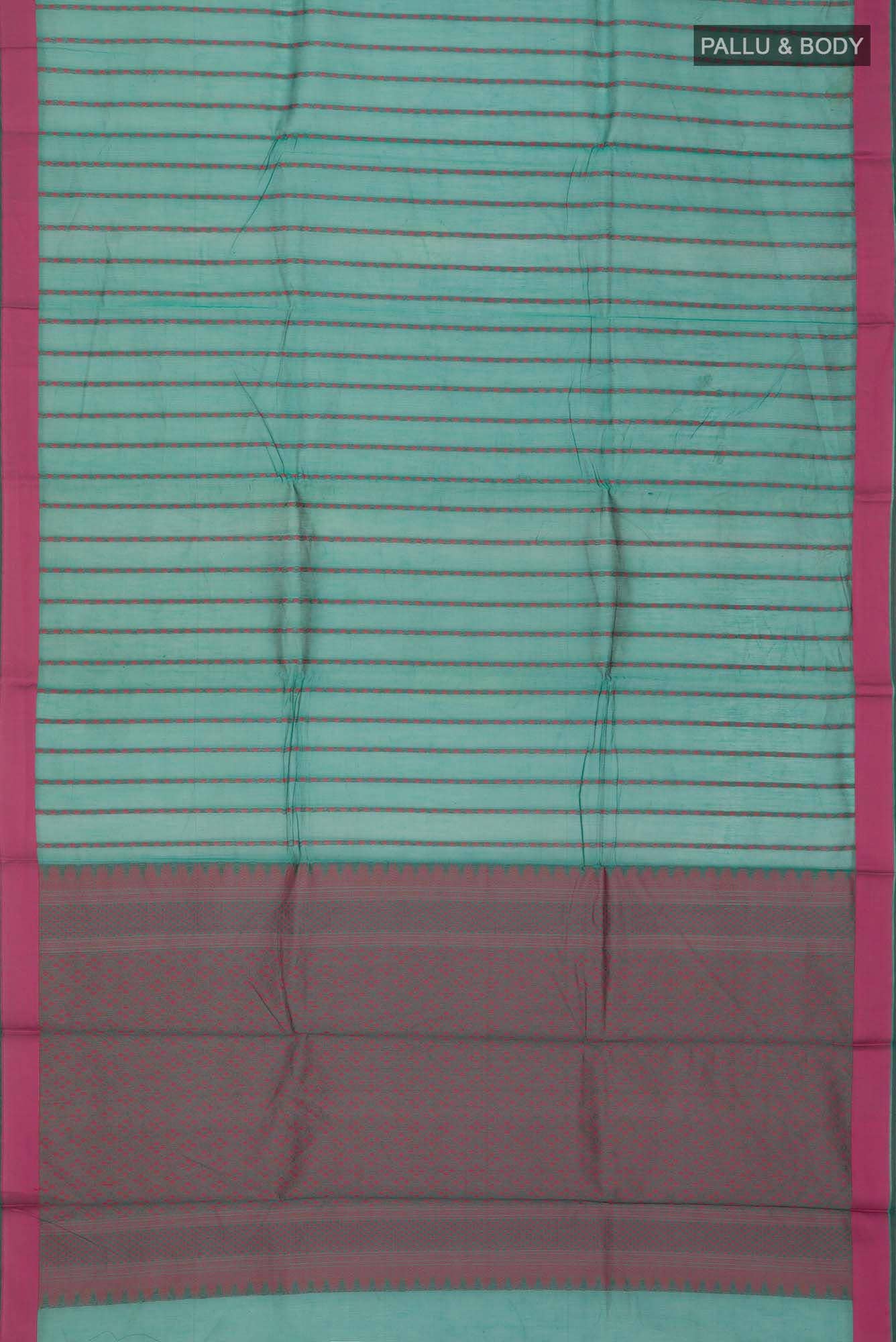 Green Blended Silk Cotton Saree