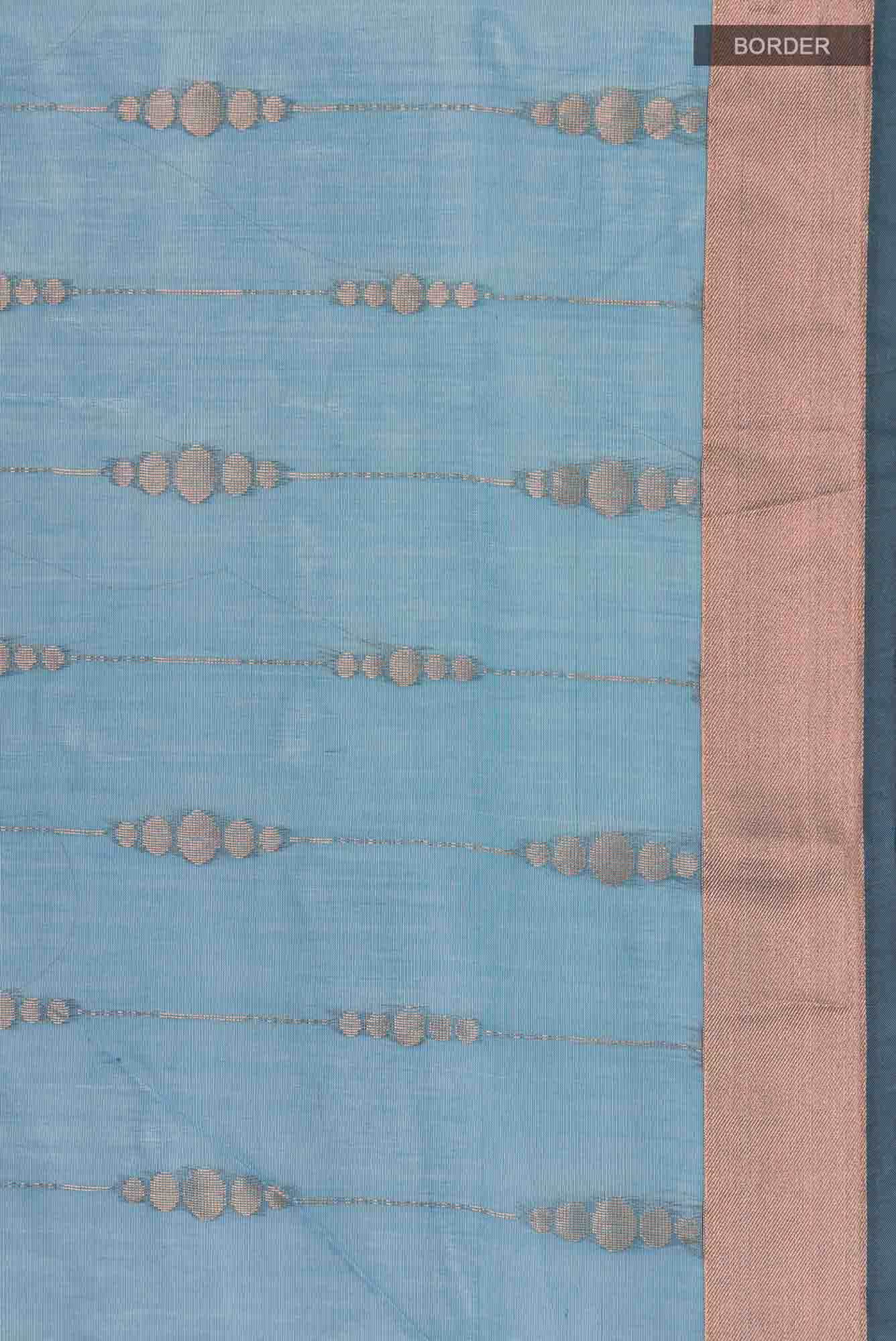 Blue Silk Cotton Saree
