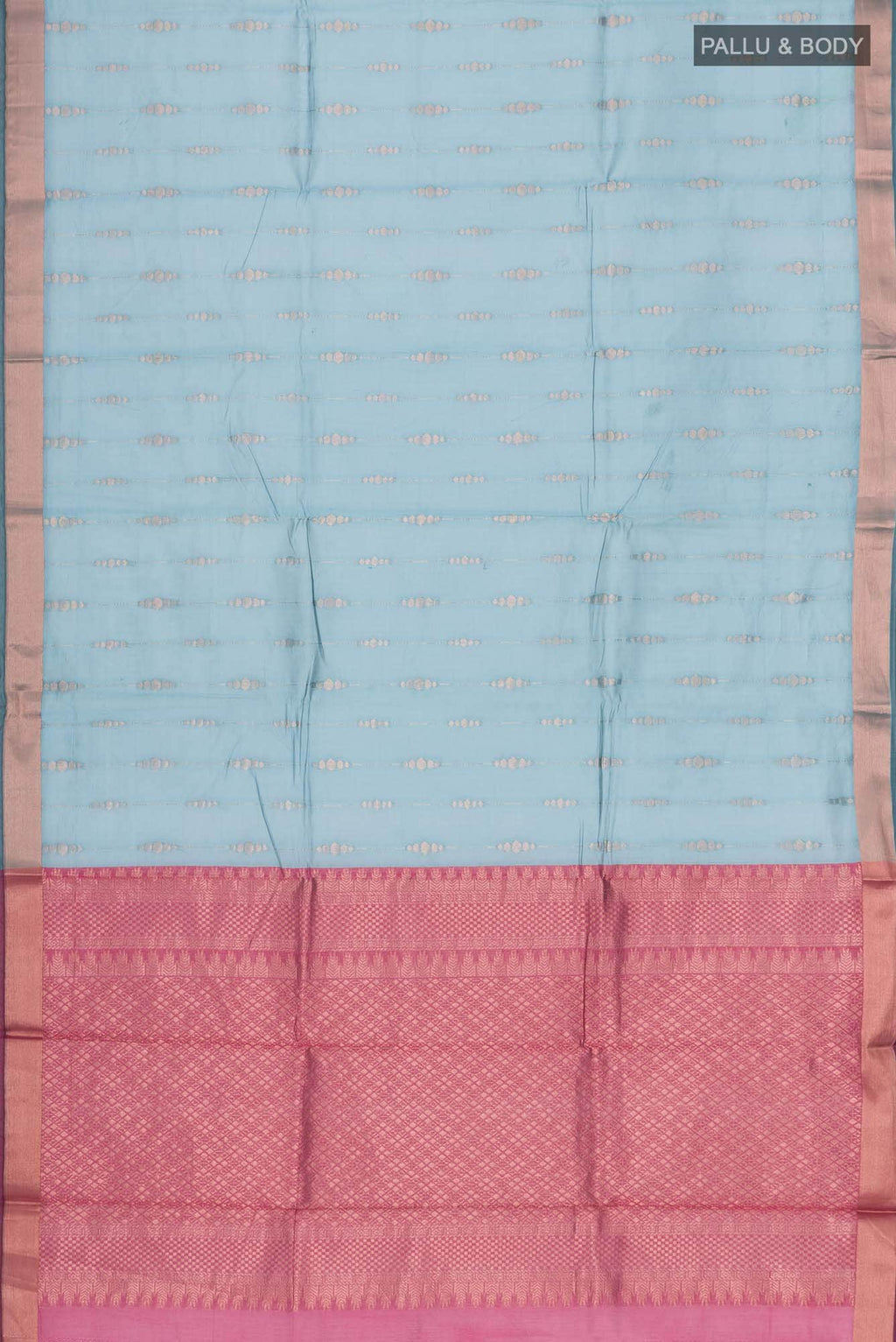 Blue Silk Cotton Saree