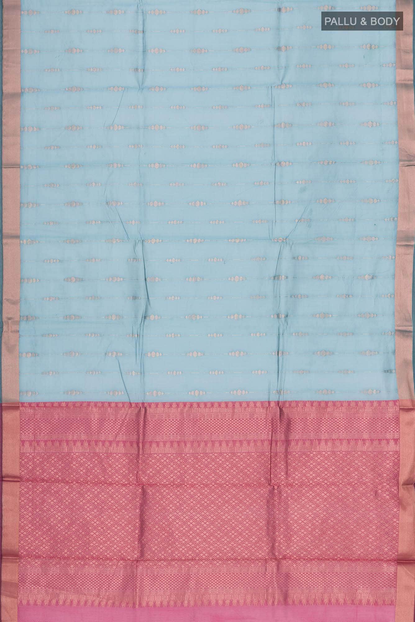 Blue Silk Cotton Saree
