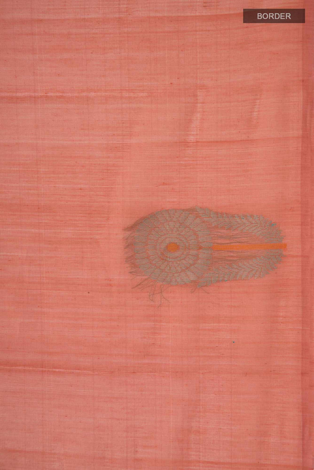 Orange Silk Cotton Saree