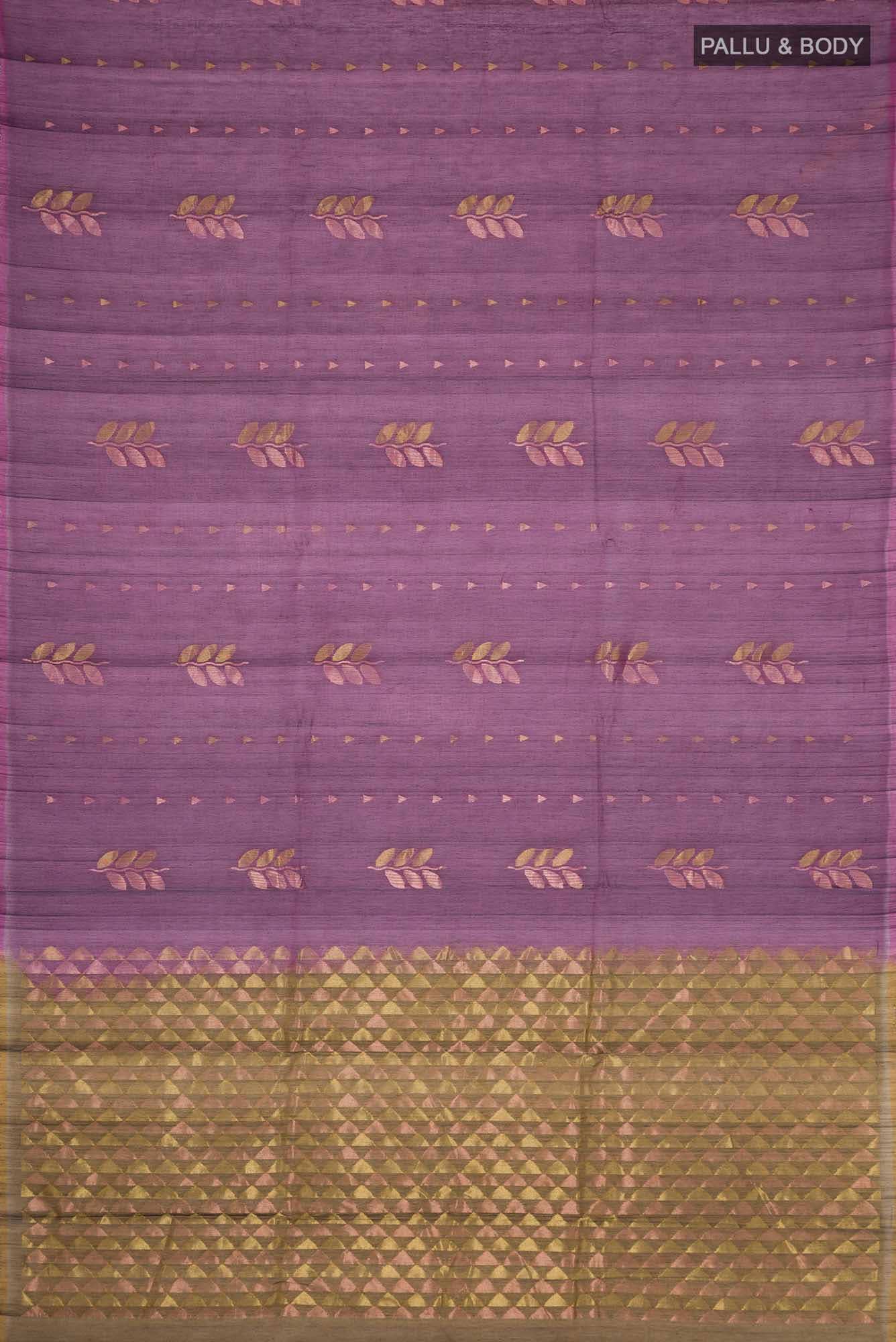 Magenta Silk Cotton Saree