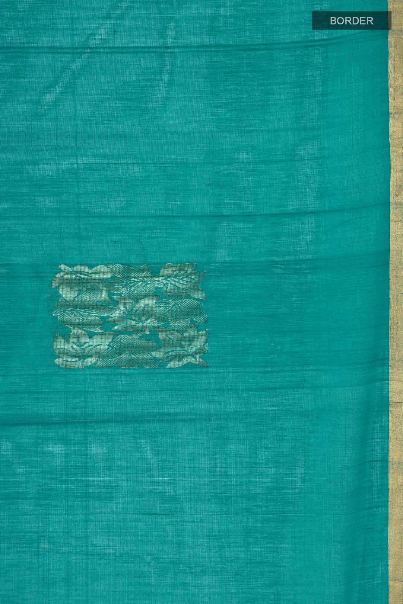 Green Silk Cotton Saree