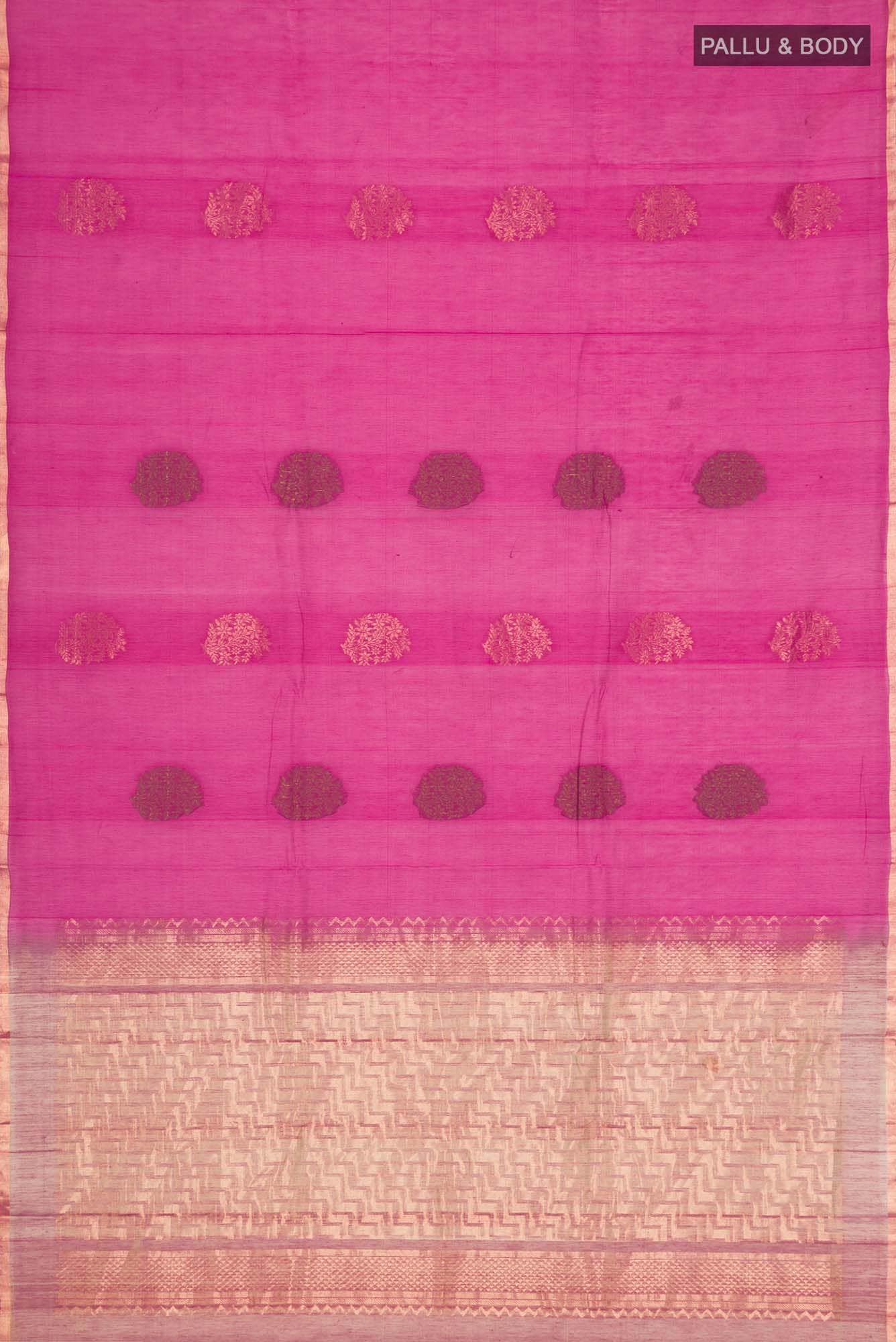 Pink Silk Cotton Saree