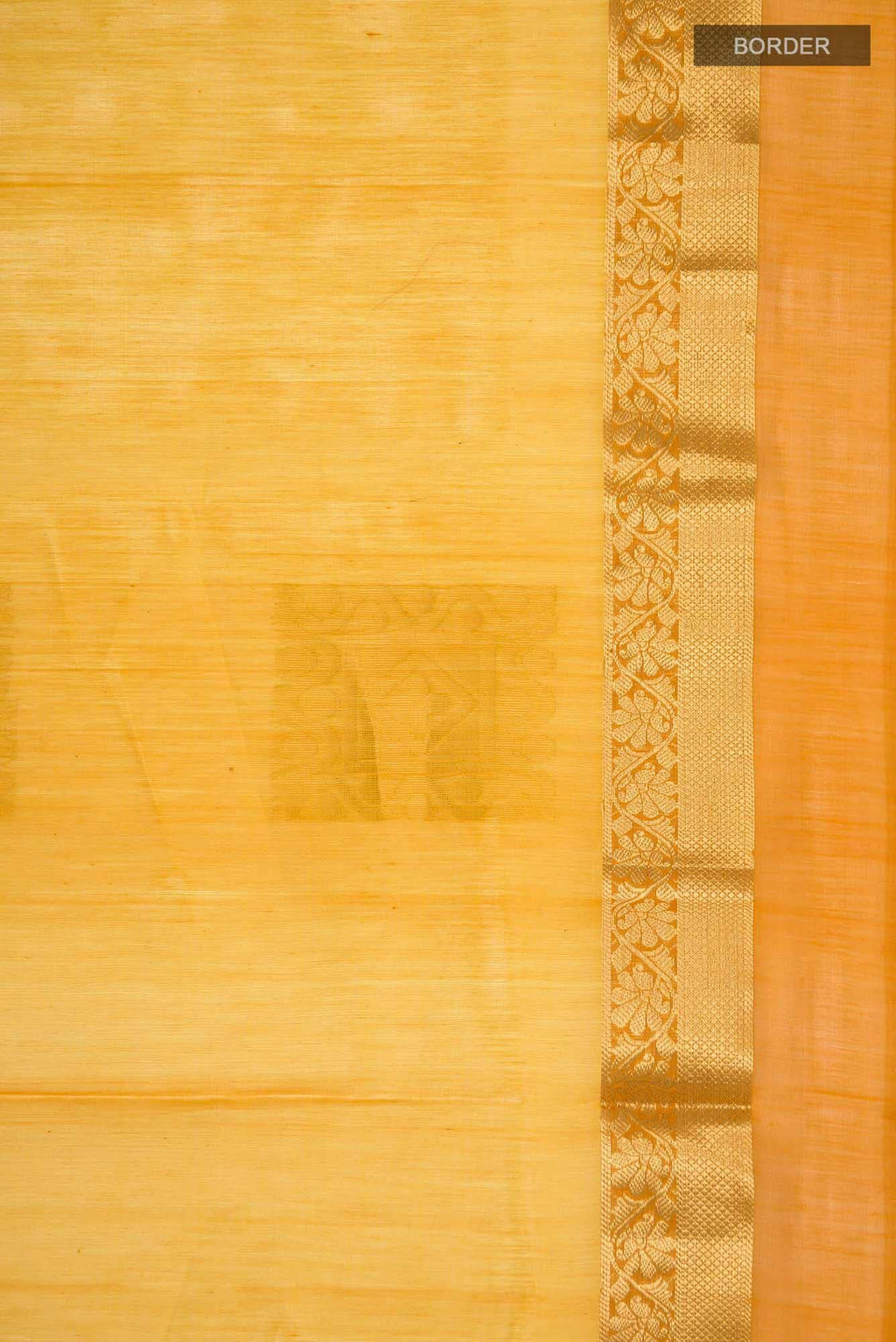 Yellow Silk Cotton Saree