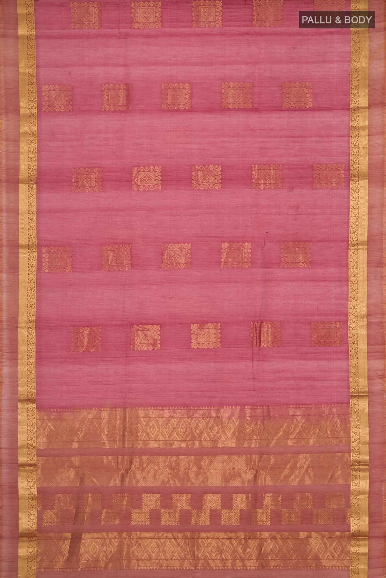 Red Silk Cotton Saree