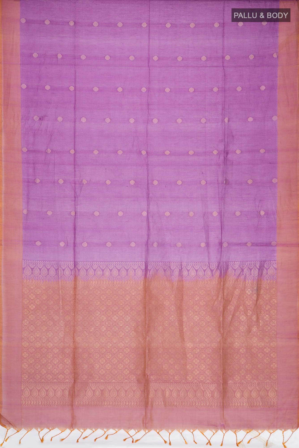 Purple Silk Cotton Saree