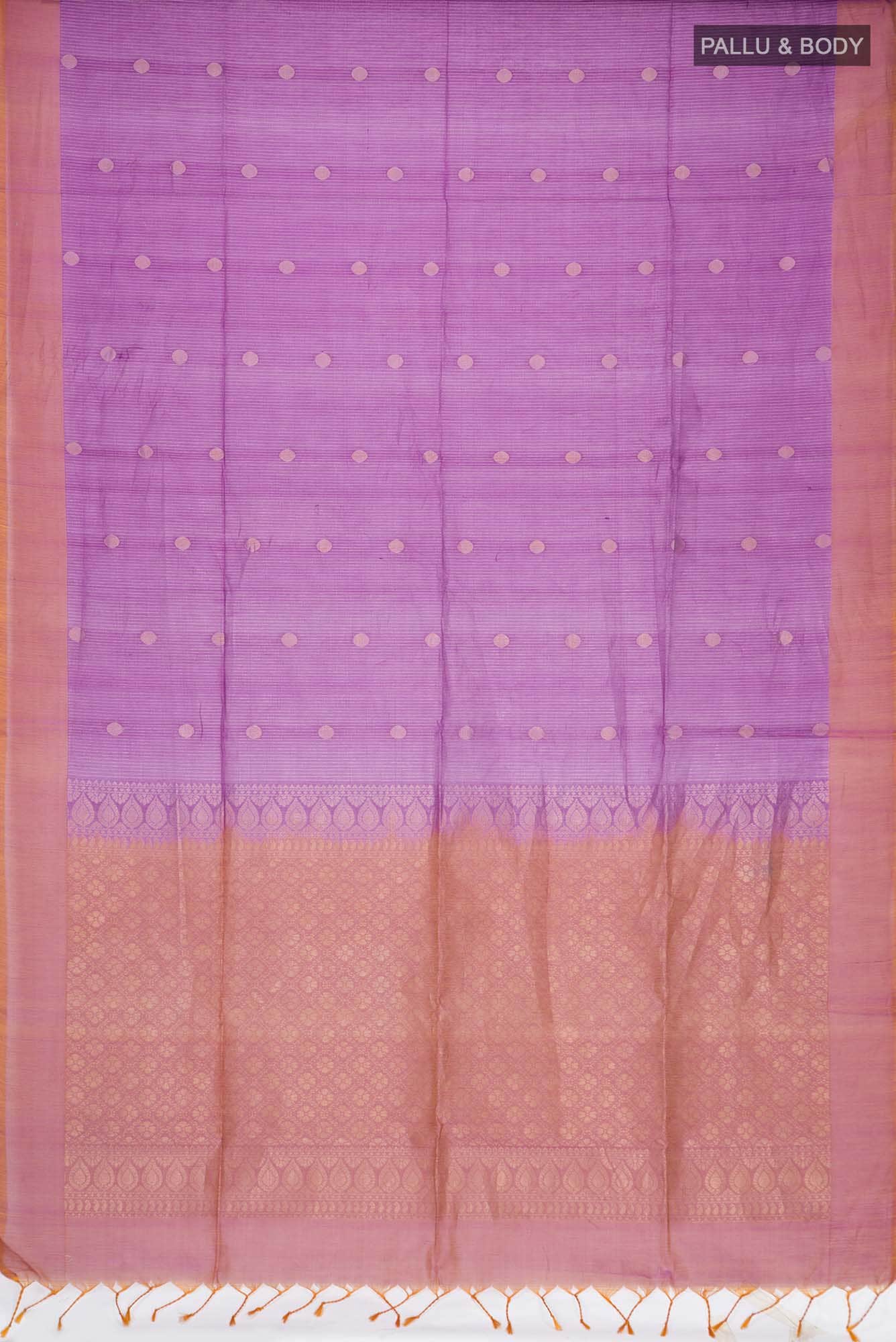 Purple Silk Cotton Saree