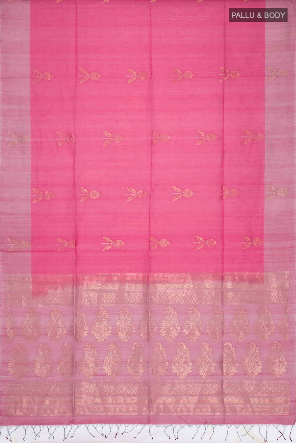 Pink Silk Cotton Saree