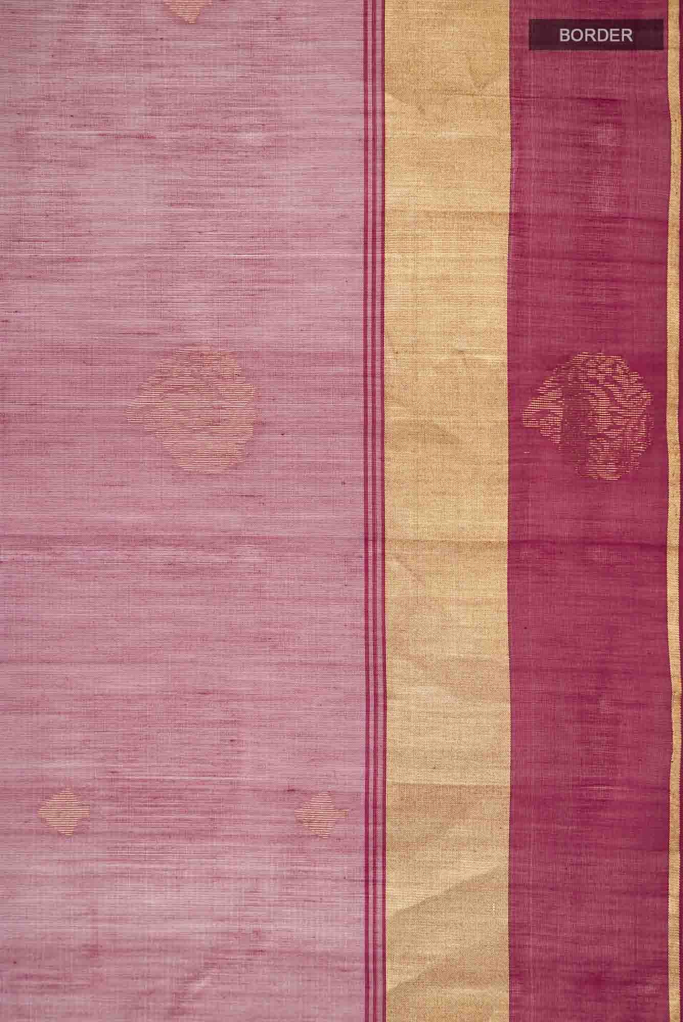 Pink Silk Cotton Saree