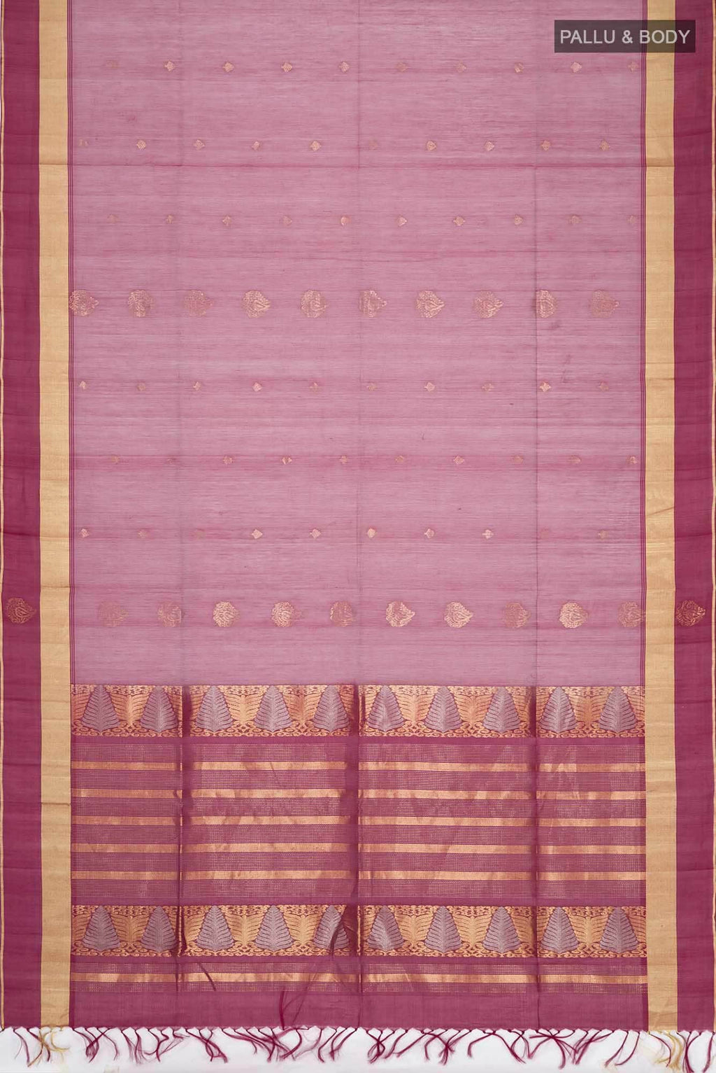 Pink Silk Cotton Saree