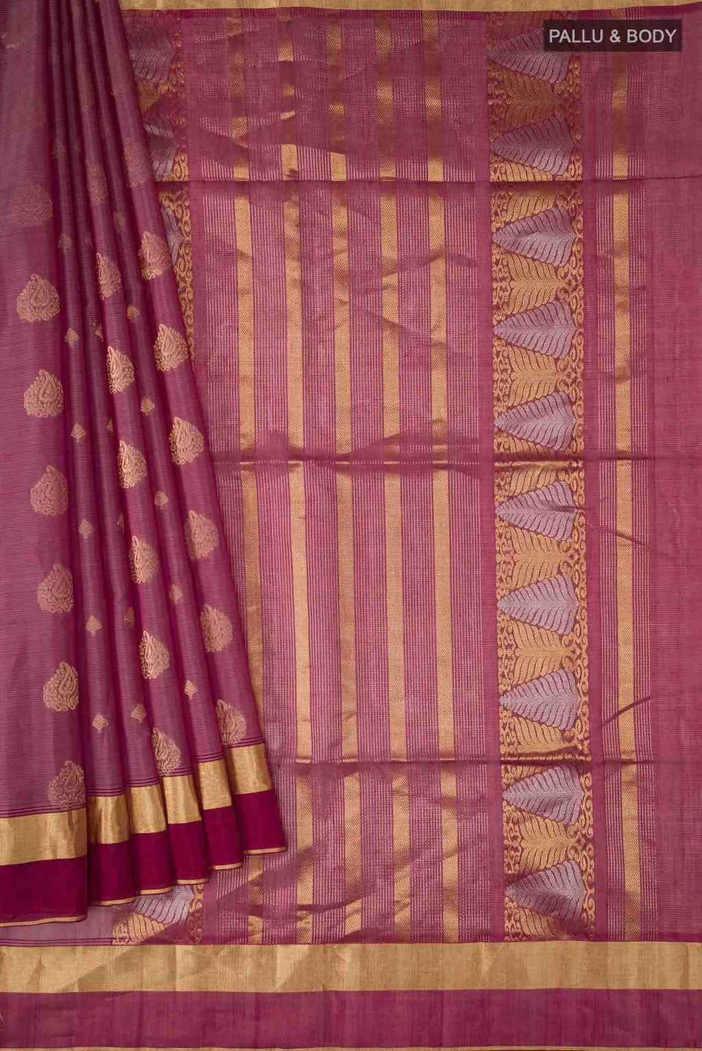 Pink Silk Cotton Saree