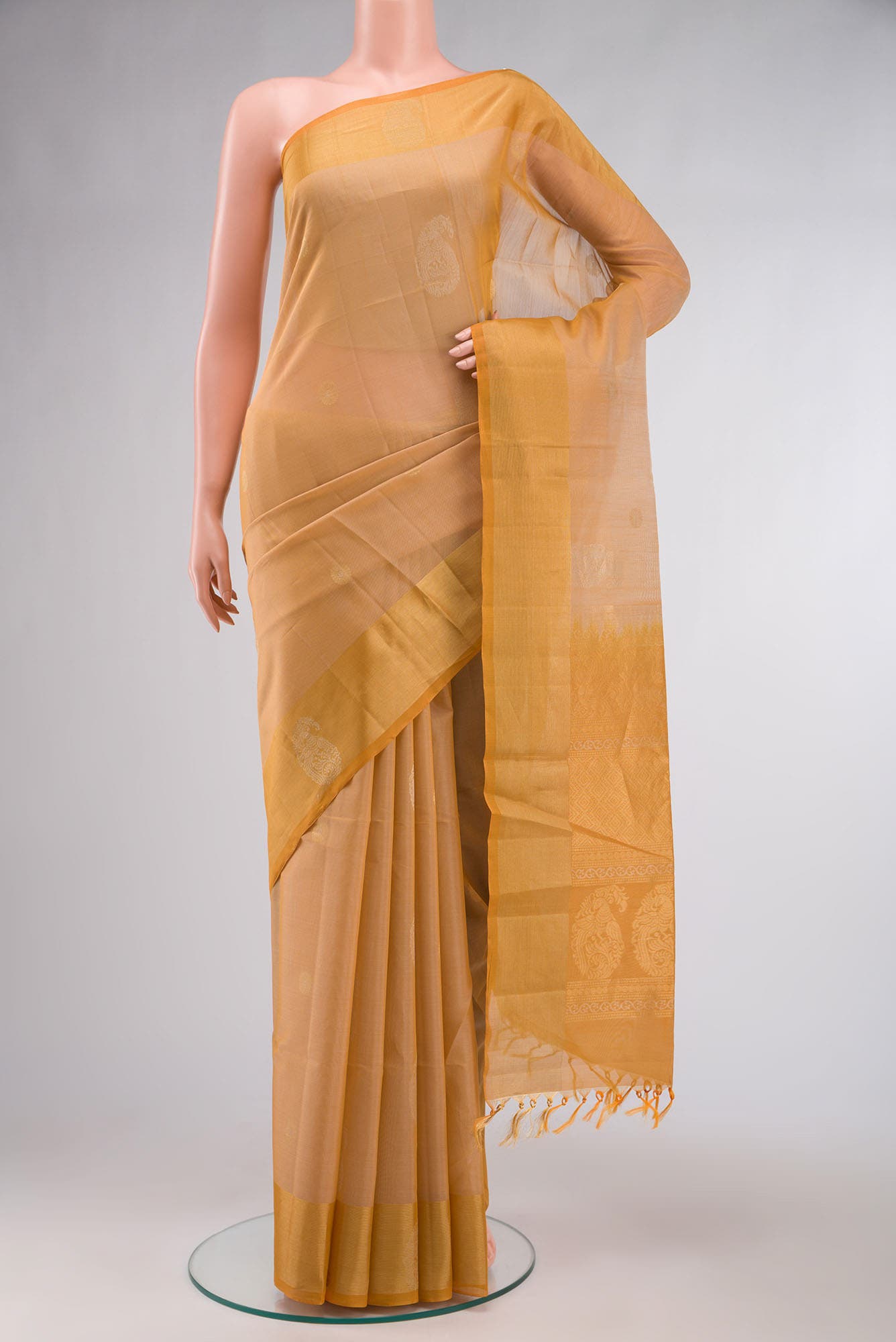 Sandal Silk Cotton Saree