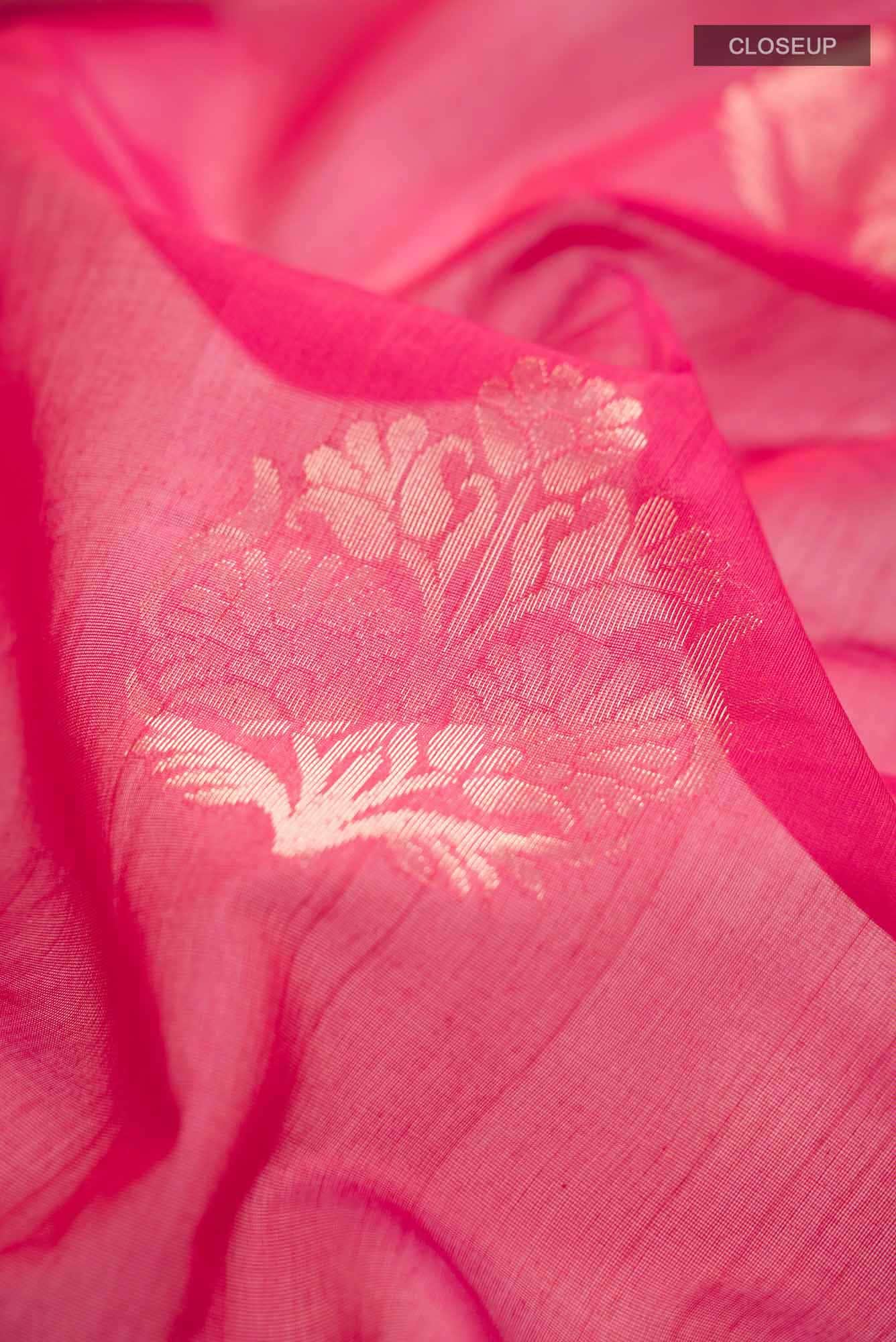 Red Silk Cotton Saree