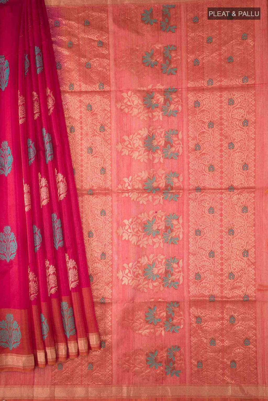 Red Silk Cotton Saree