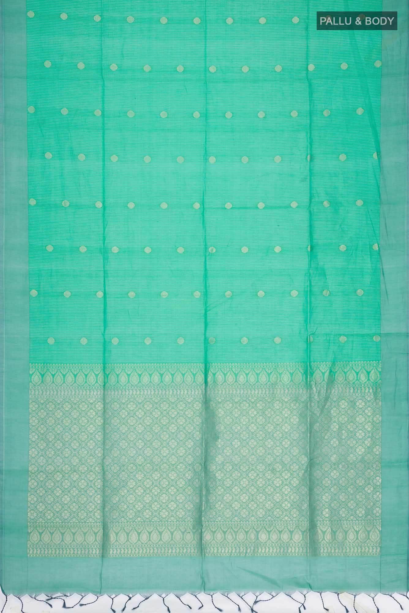 Green Silk Cotton Saree