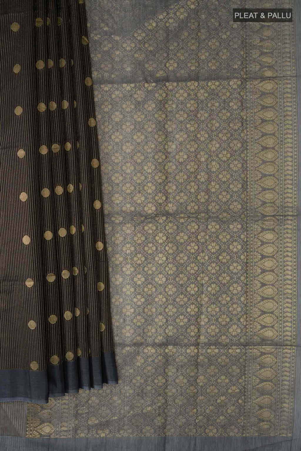 Black Silk Cotton Saree