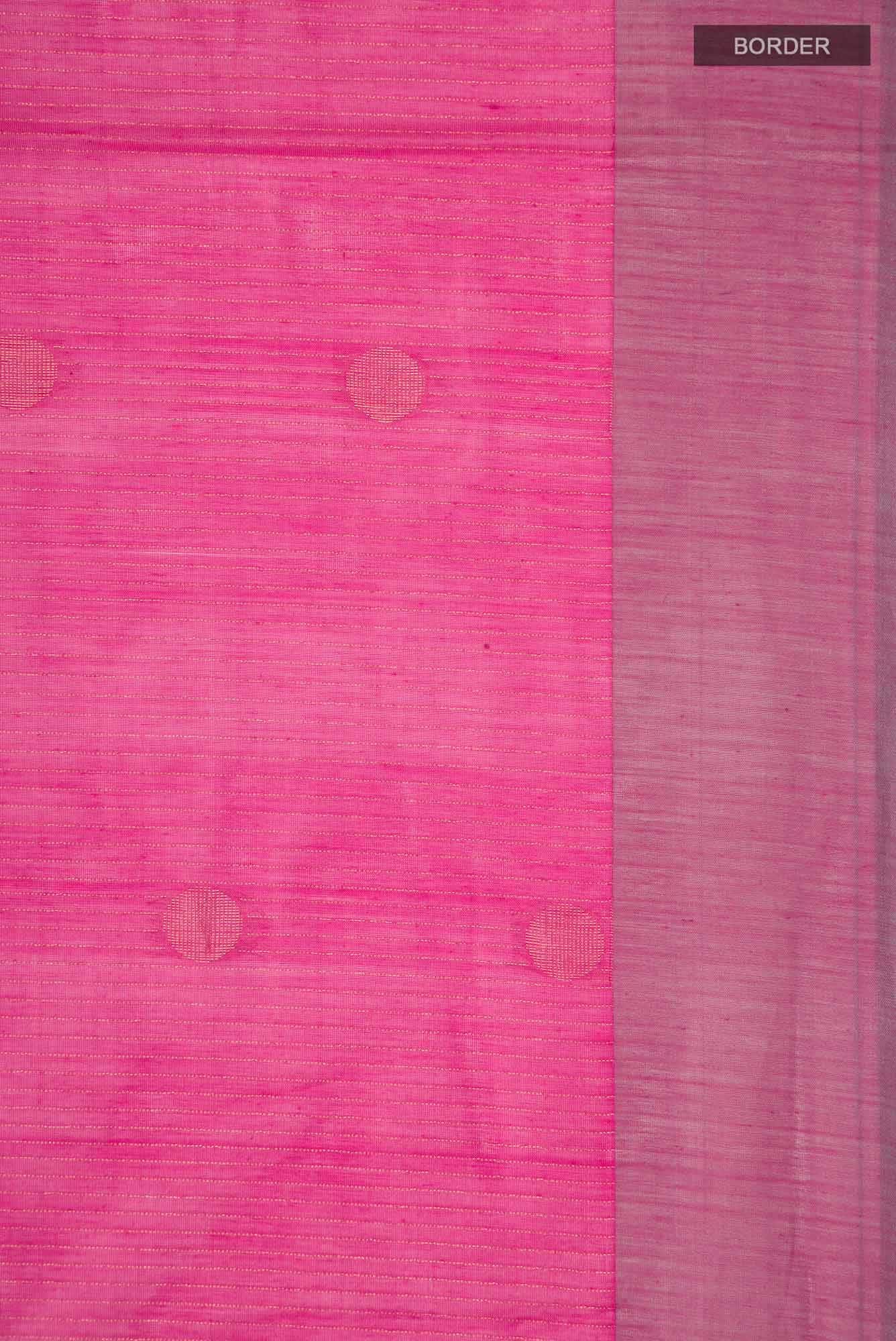 Pink Silk Cotton Saree