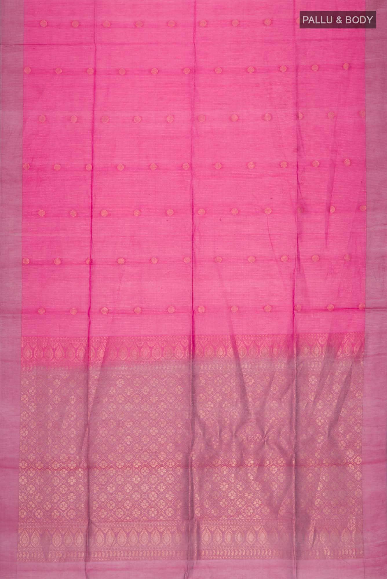 Pink Silk Cotton Saree