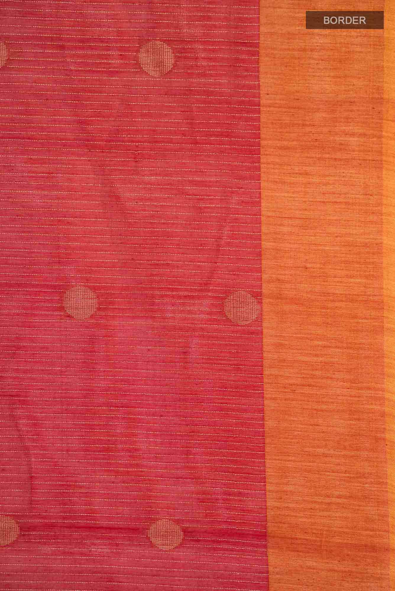 Red Silk Cotton Saree