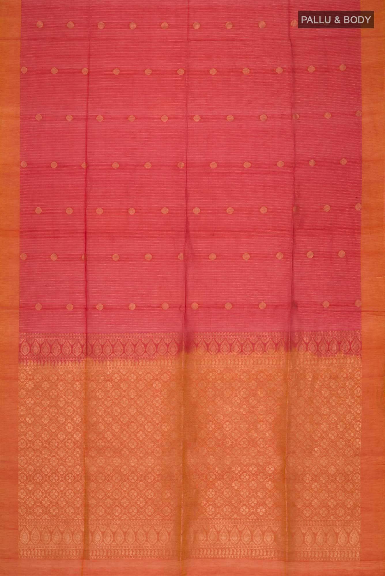 Red Silk Cotton Saree