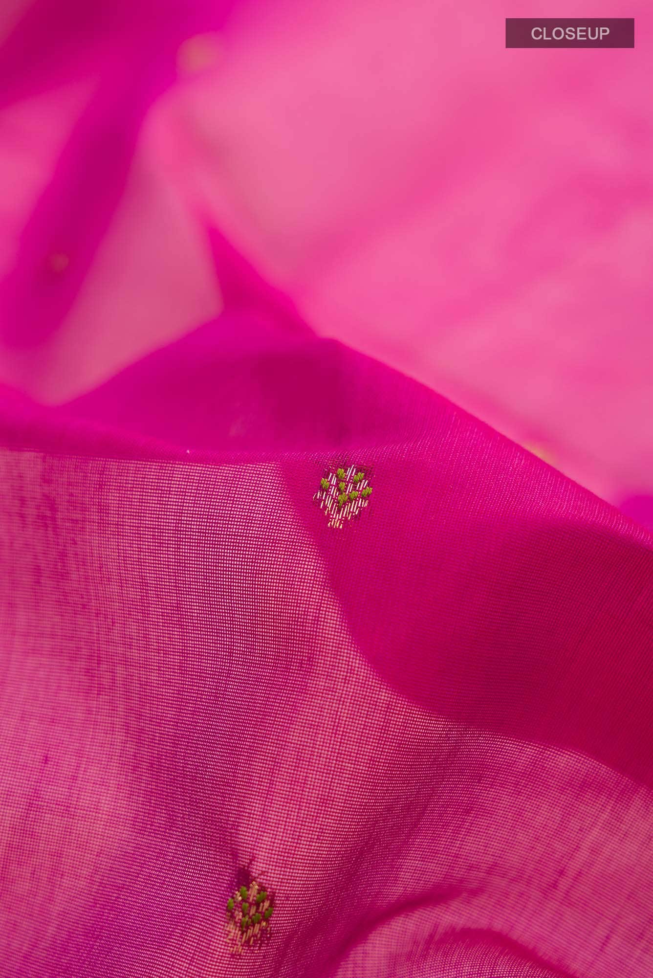 Magenta Silk Cotton Saree