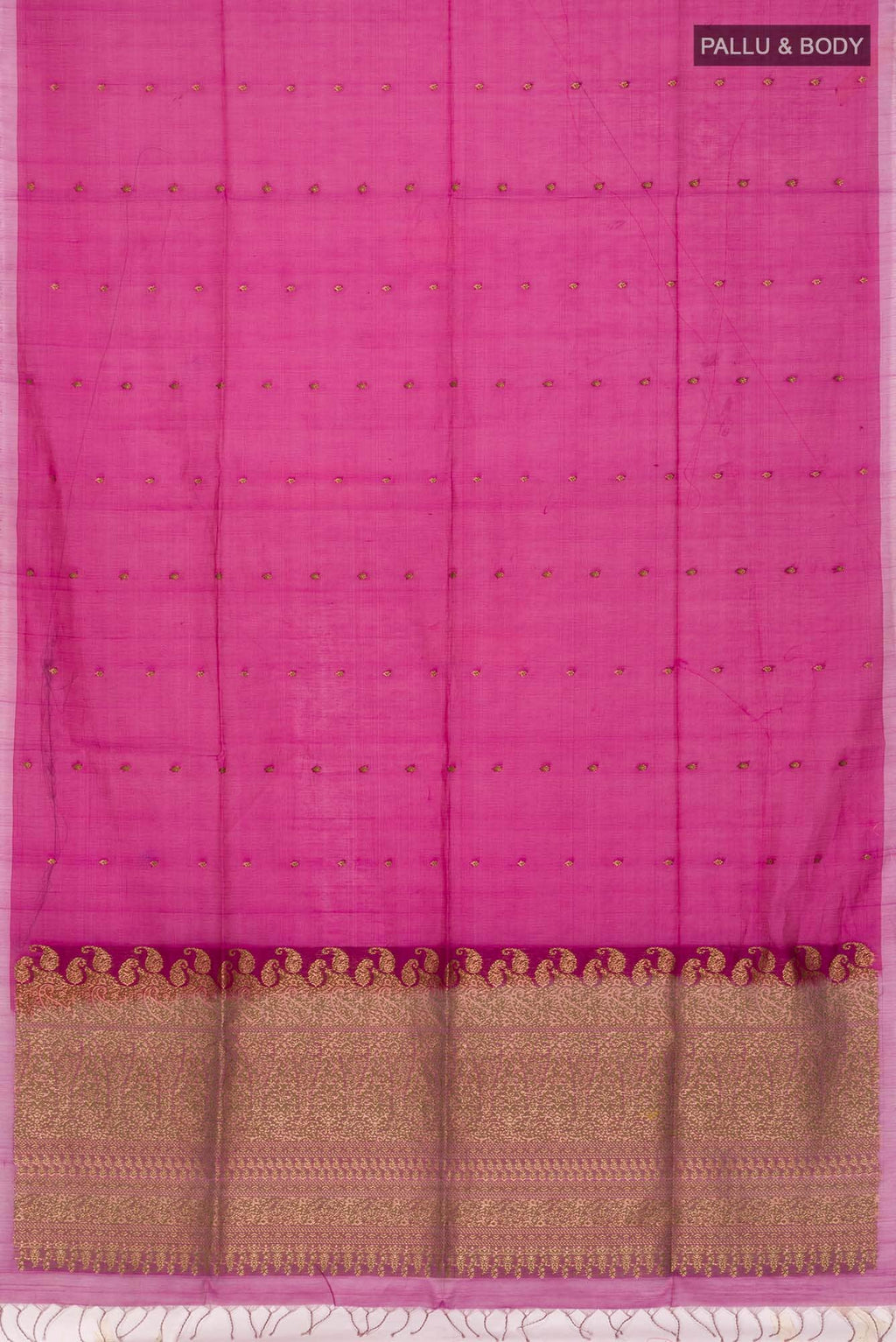 Magenta Silk Cotton Saree