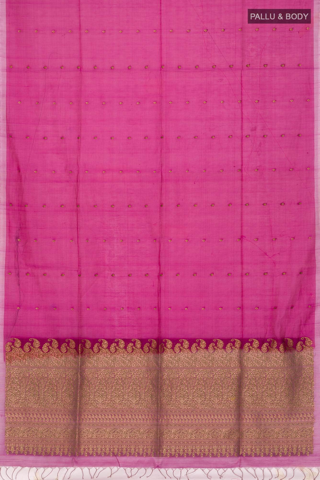 Magenta Silk Cotton Saree