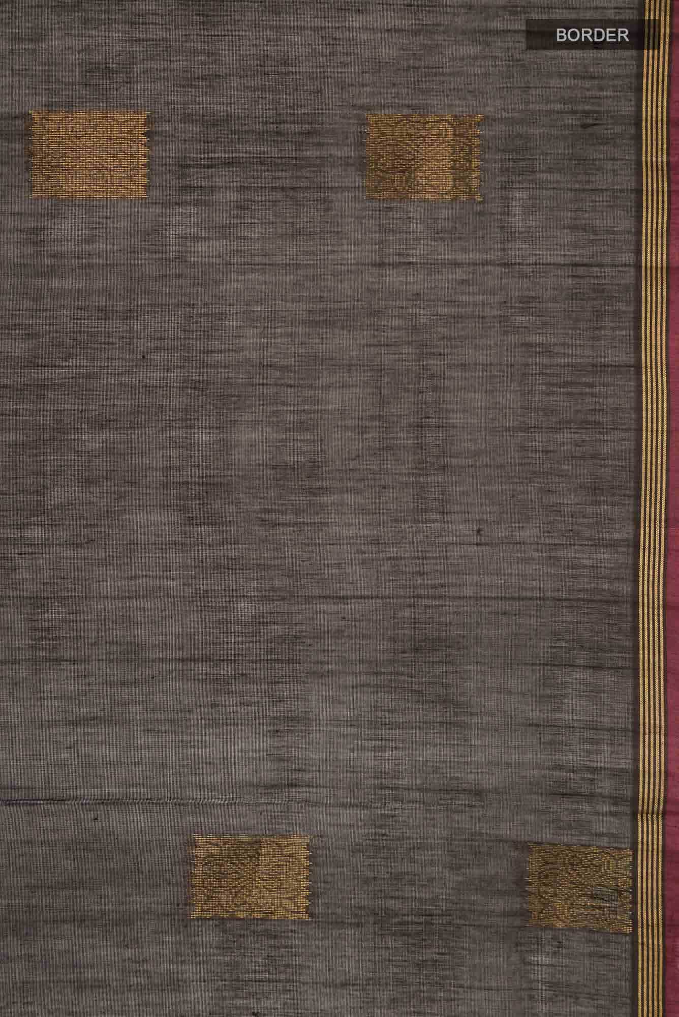 Black Silk Cotton Saree